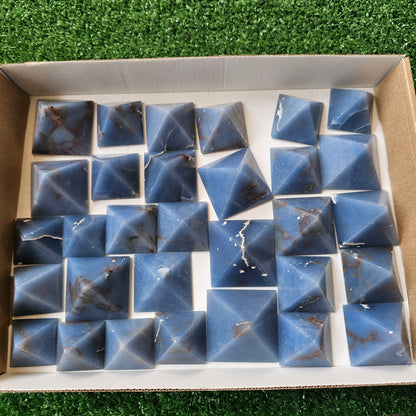 31 pc blue angelite pyramids
