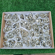 35 pc pyrite octahedral with sphalerite