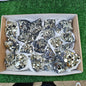 17 pc pyrite octahedral with sphalerite