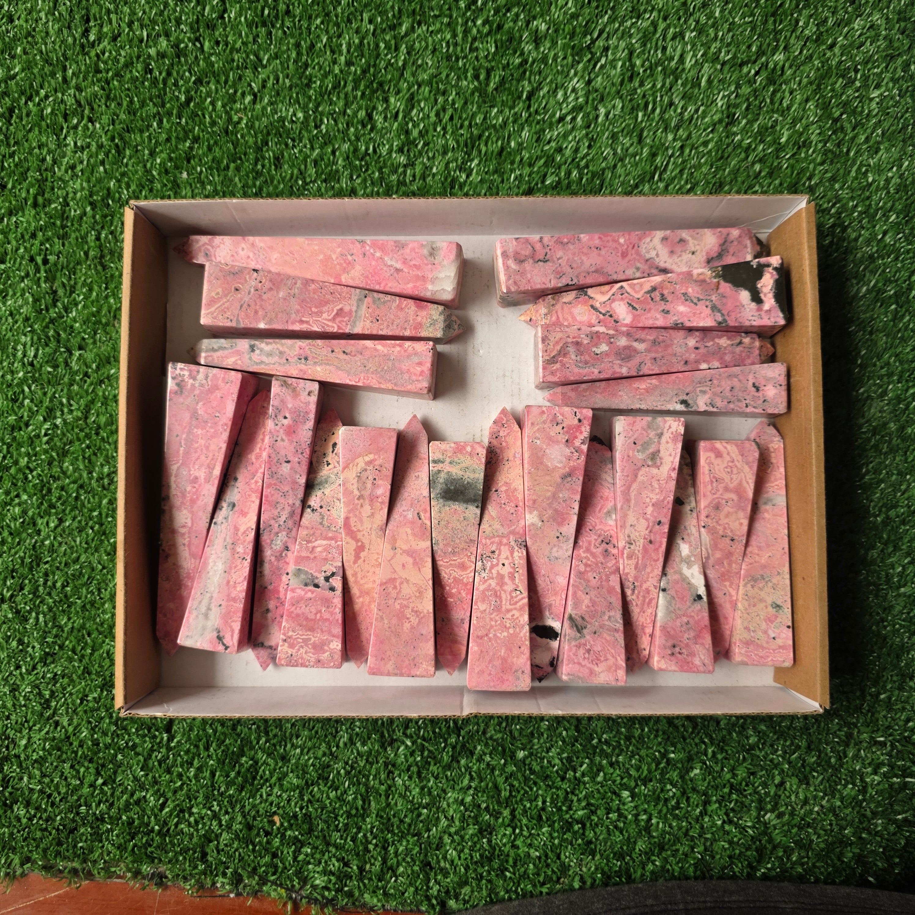 lot 21 pcs Rhodonite tower