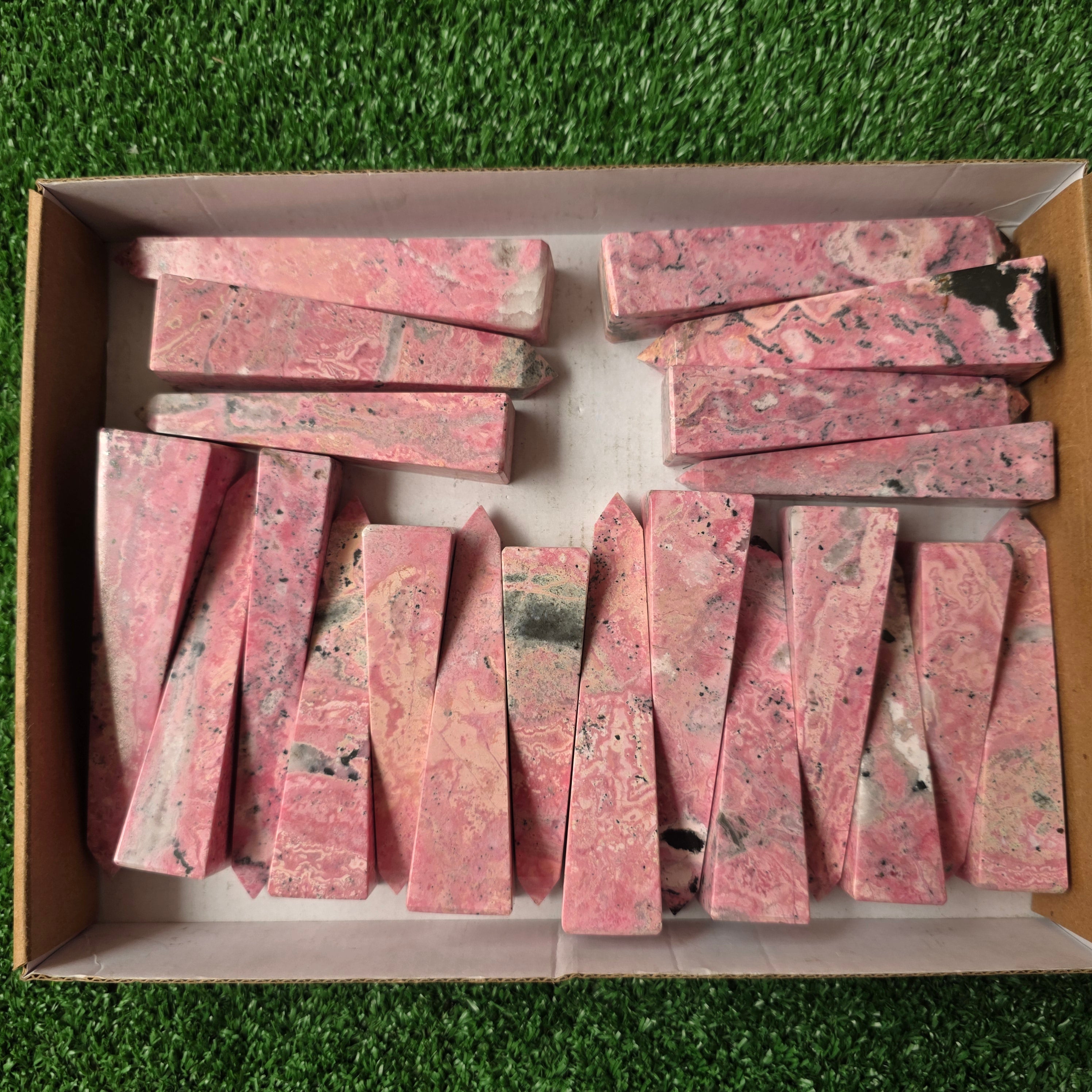 lot 21 pcs Rhodonite tower