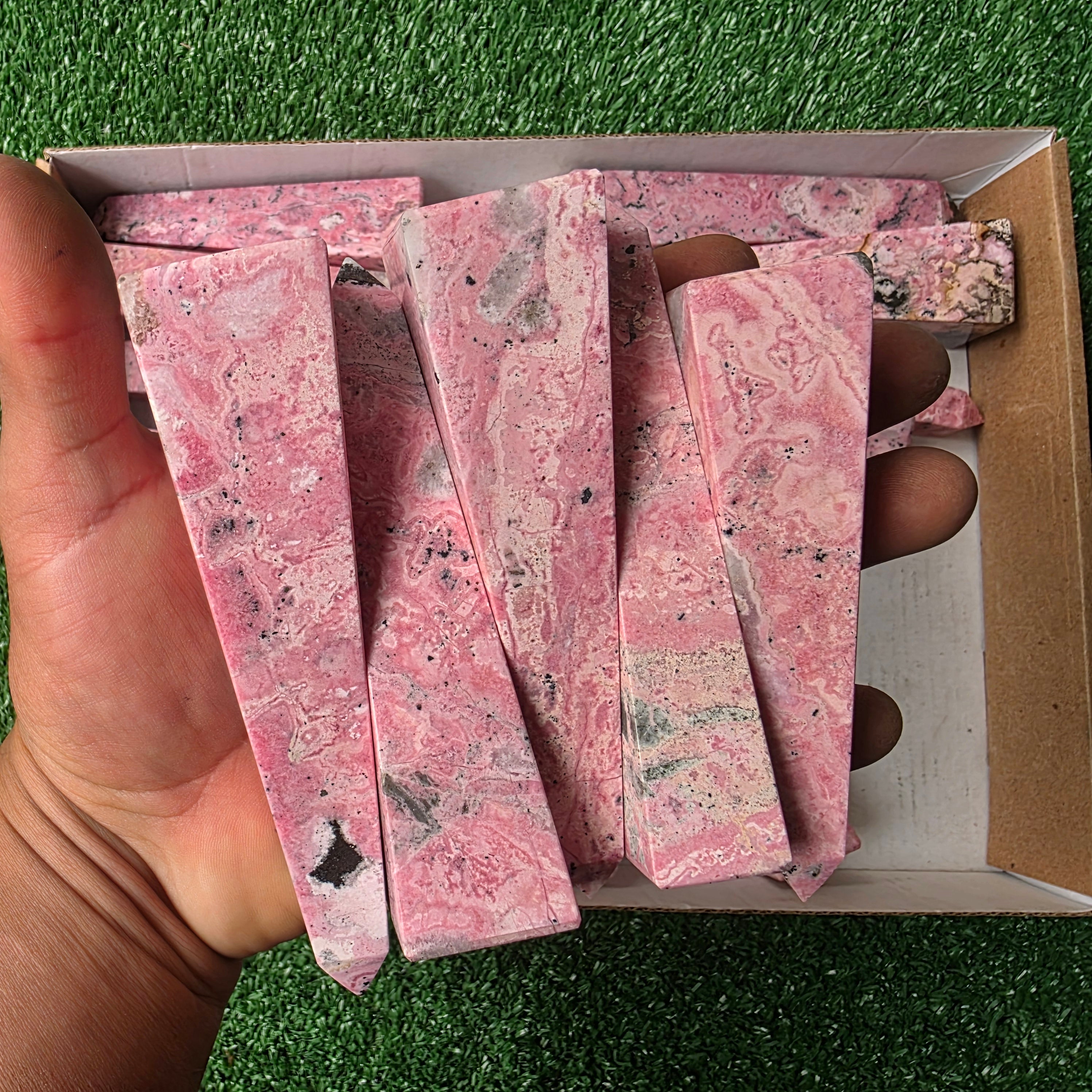 lot 21 pcs Rhodonite tower