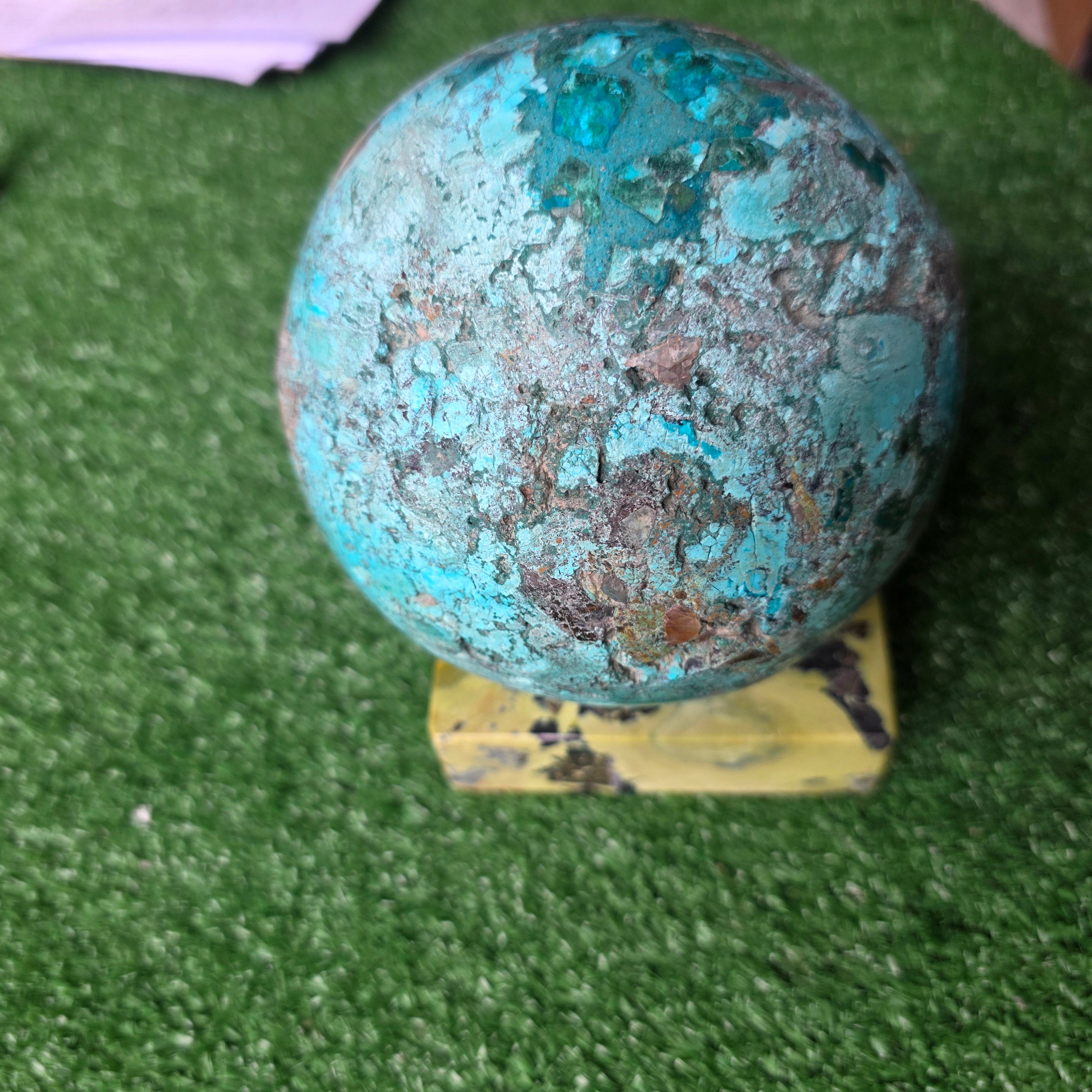 1 pc Chrysocolla Sphere