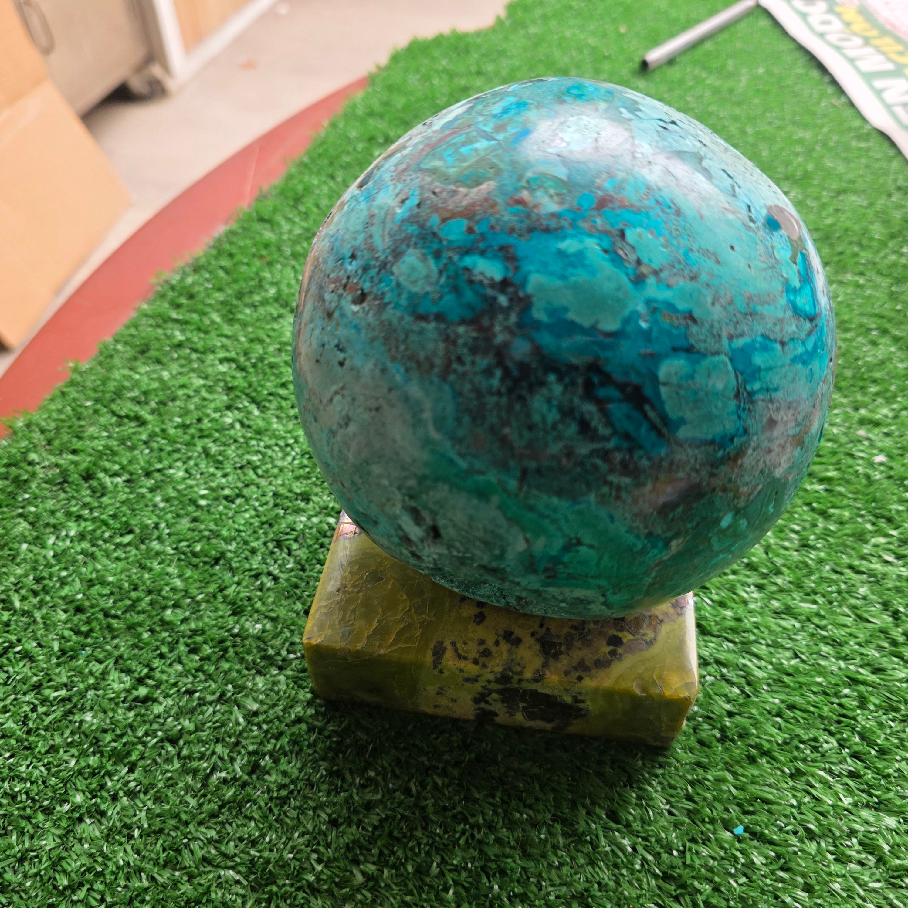 1 pc Chrysocolla Sphere