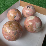 Lot 4 pcs Rhodonite Sphere
