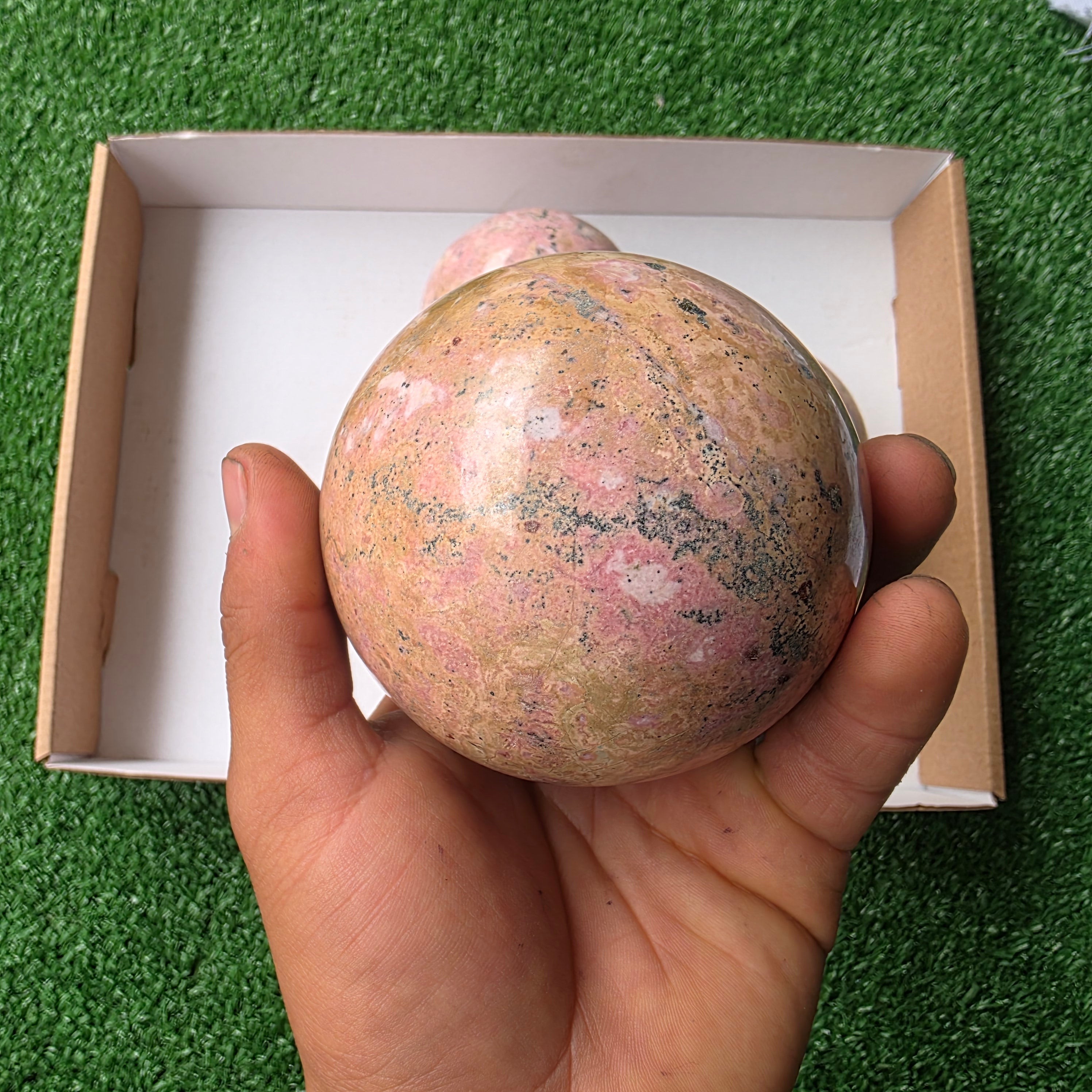 Lot 4 pcs Rhodonite Sphere