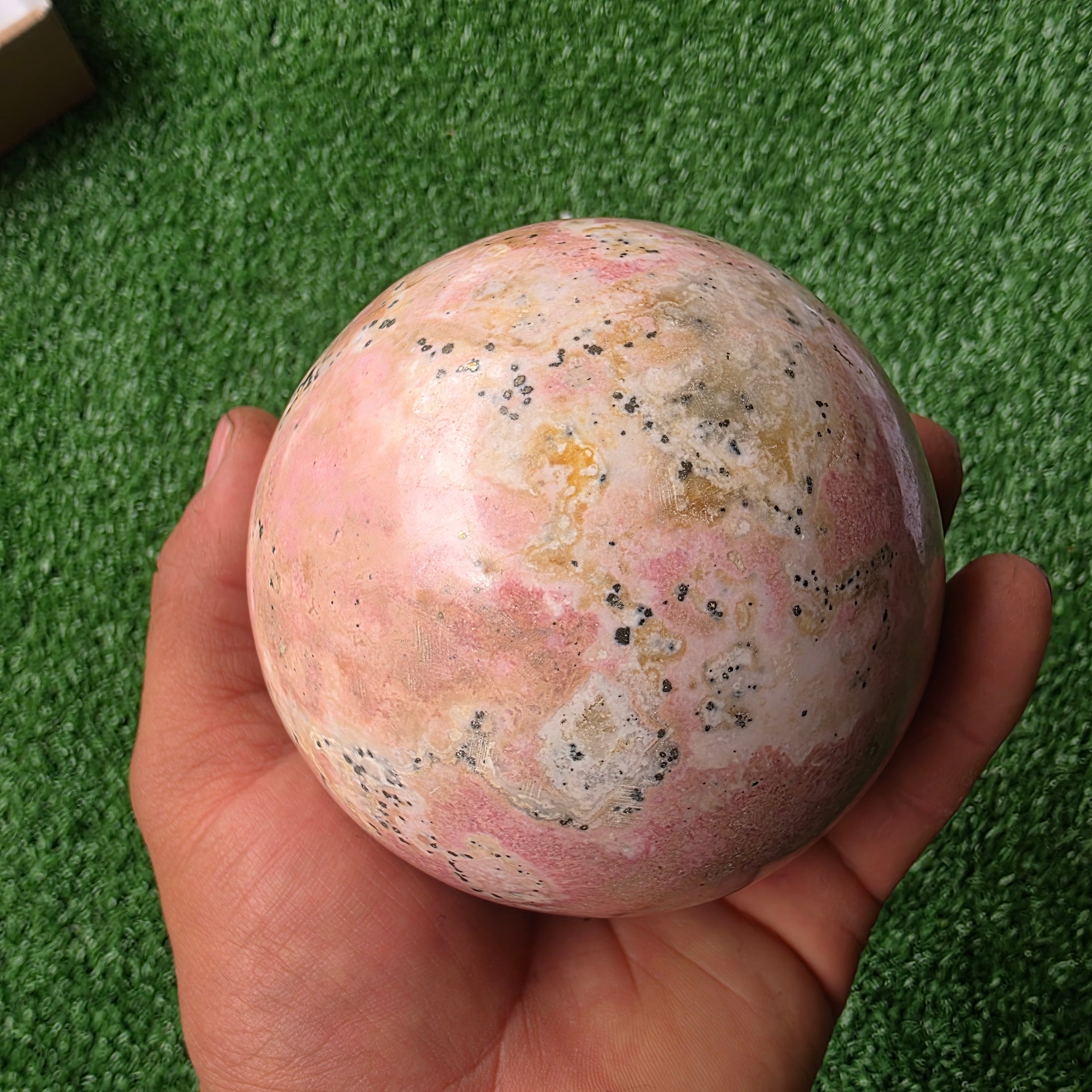 1 pc Rhodonite Sphere