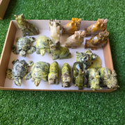Lot 18 pcs Soapstone Animals