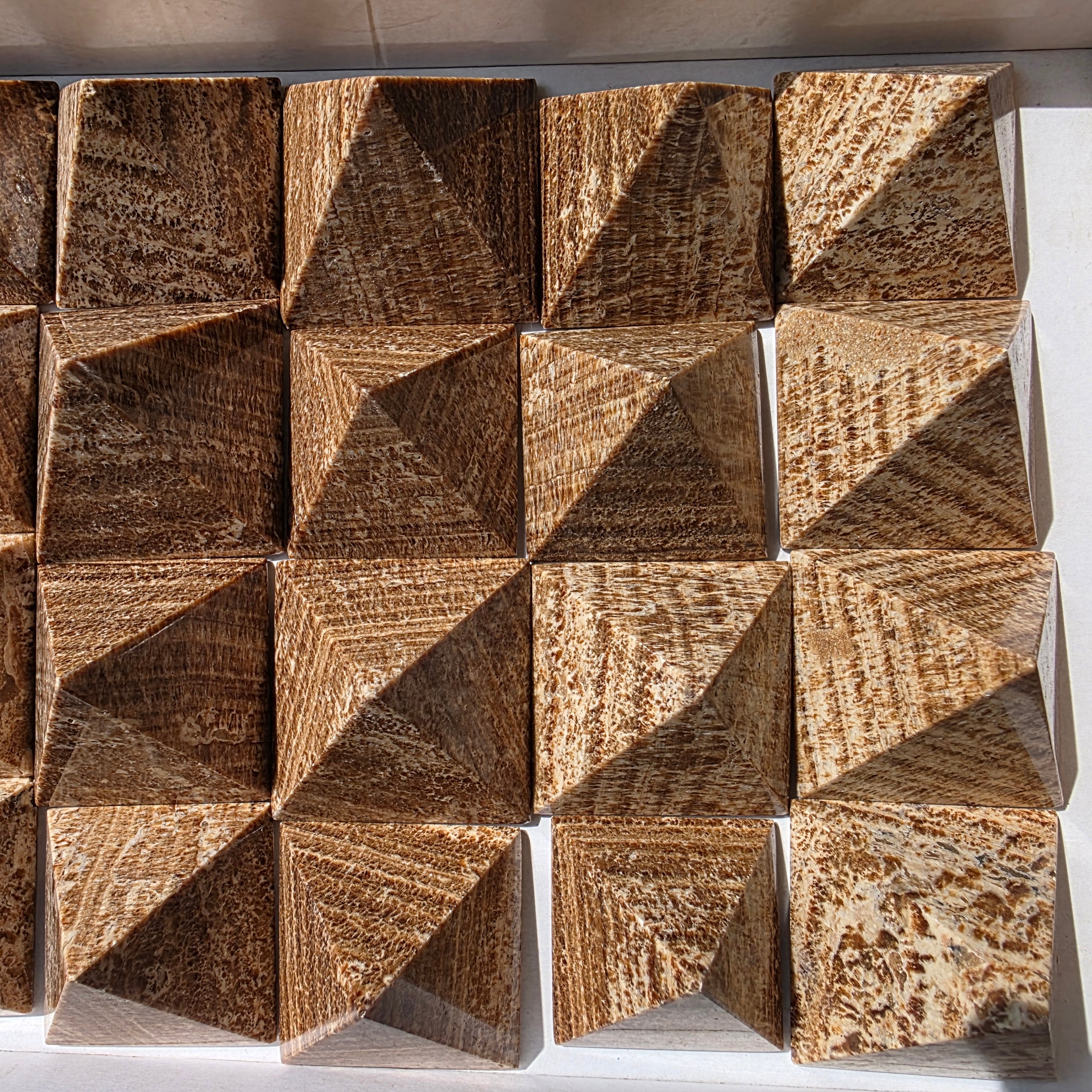 Lot 20 pcs Aragonite Pyramid
