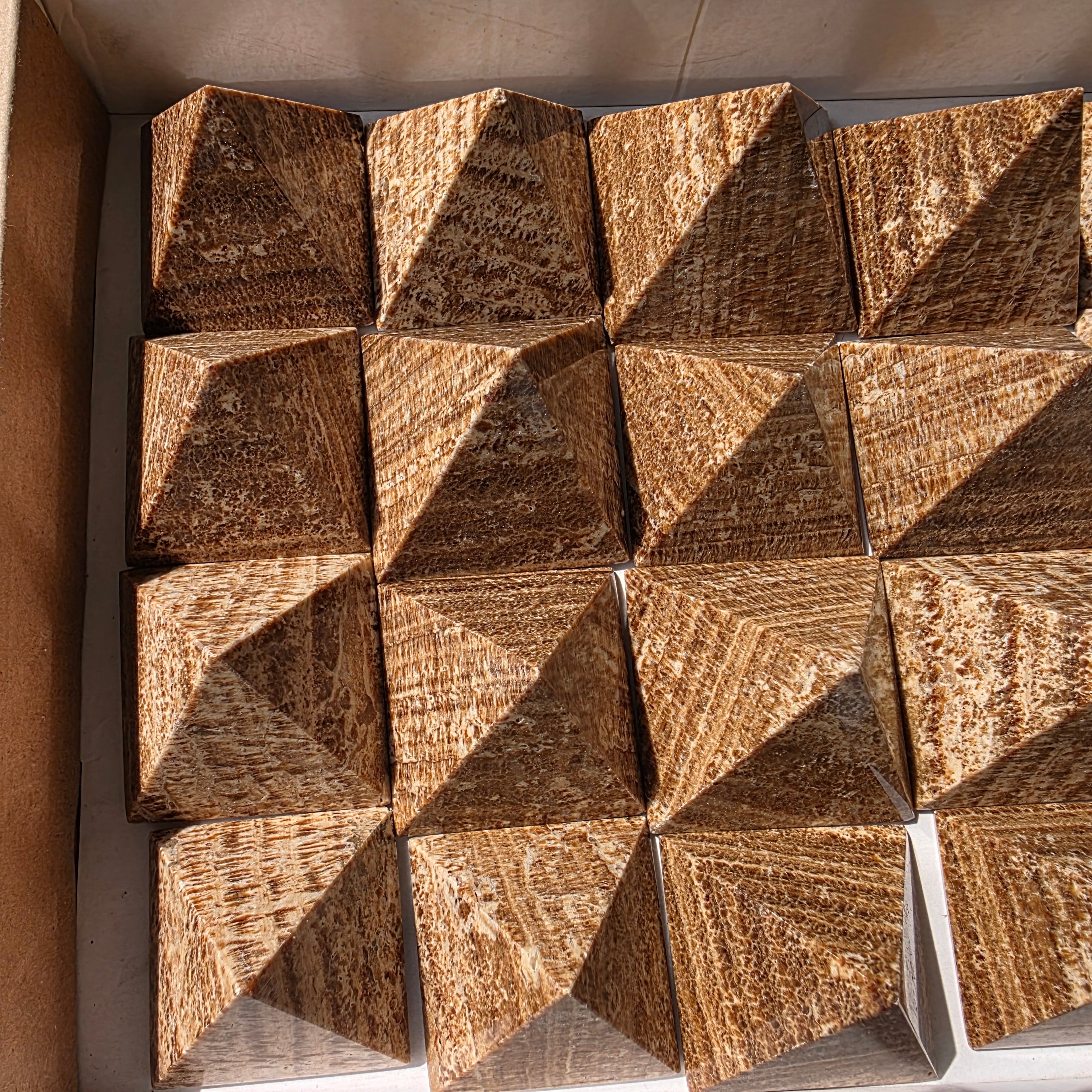 Lot 20 pcs Aragonite Pyramid