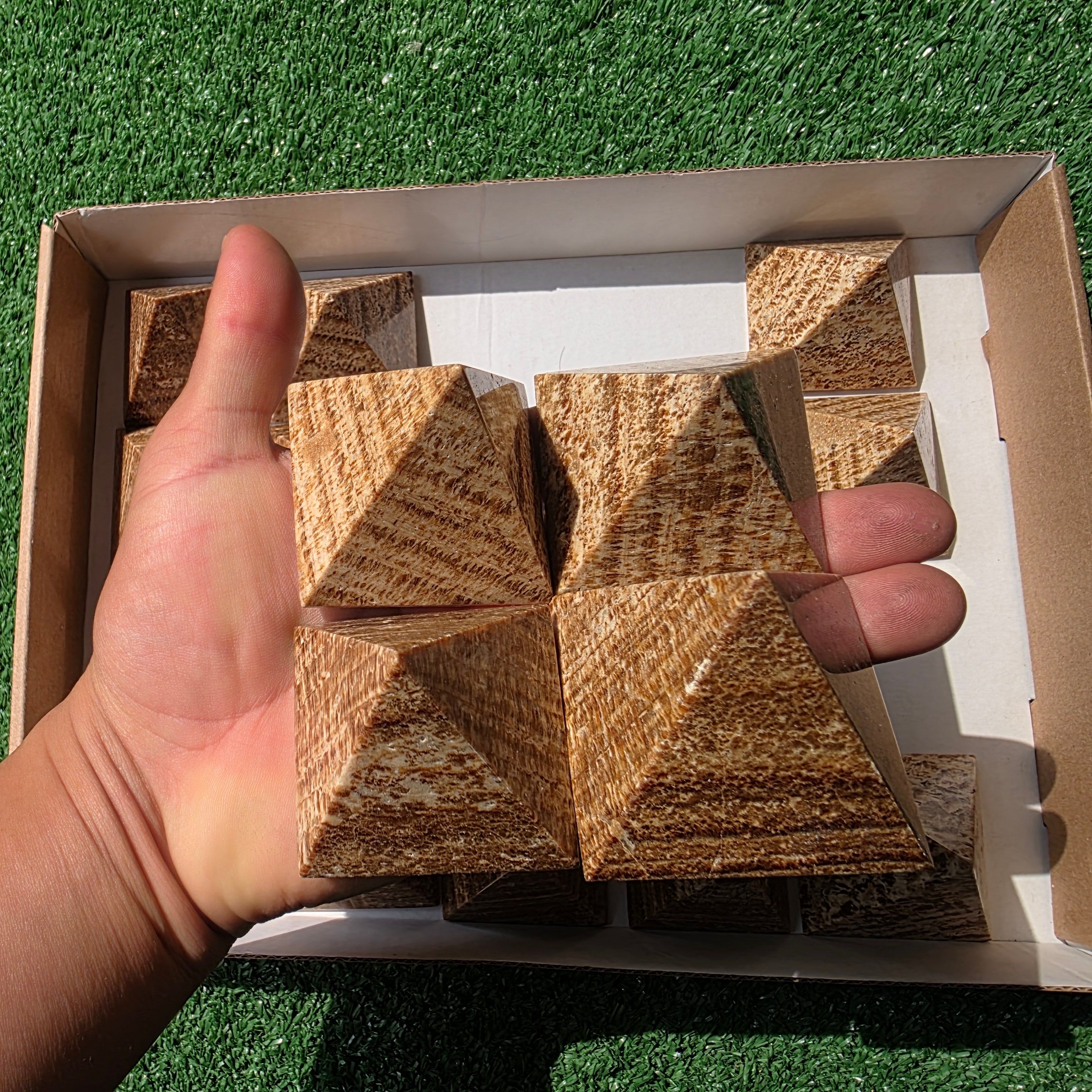 Lot 20 pcs Aragonite Pyramid