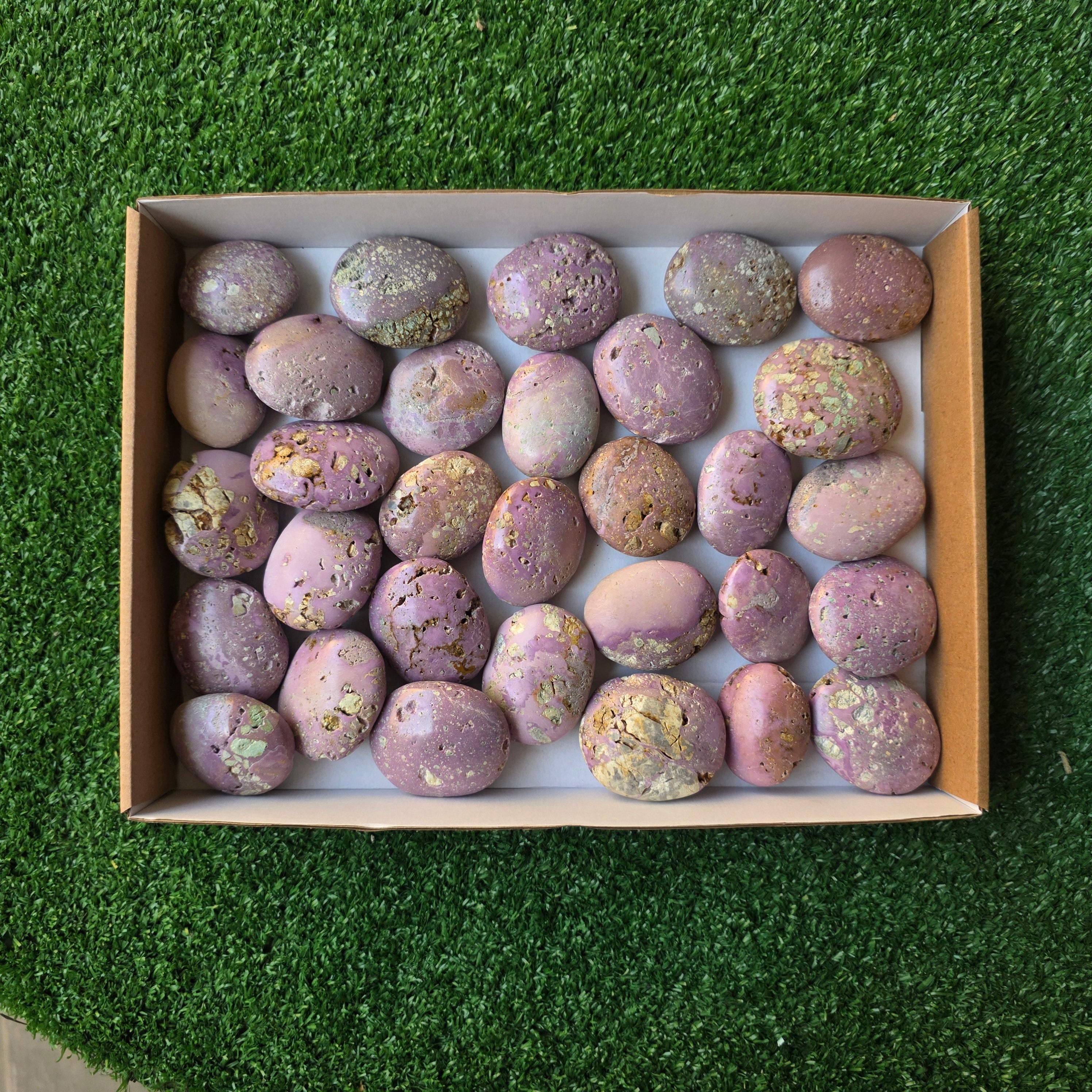 Lot 31 pcs Phosphosiderite drusy palm