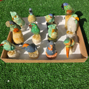 Lot 12 pcs Peruvian Turquoise and Angelite Bird