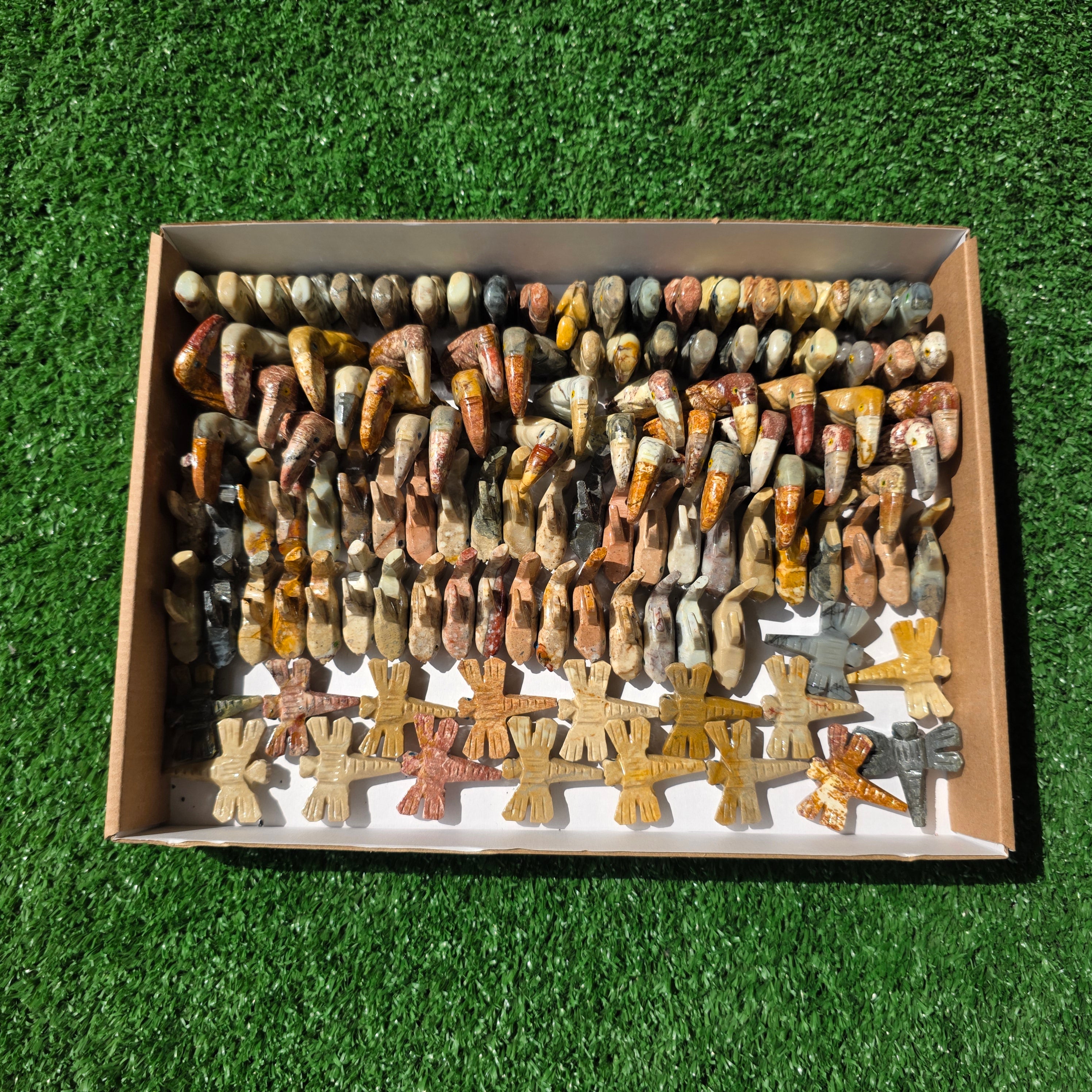 Lot 127 pcs Soapstone Animals