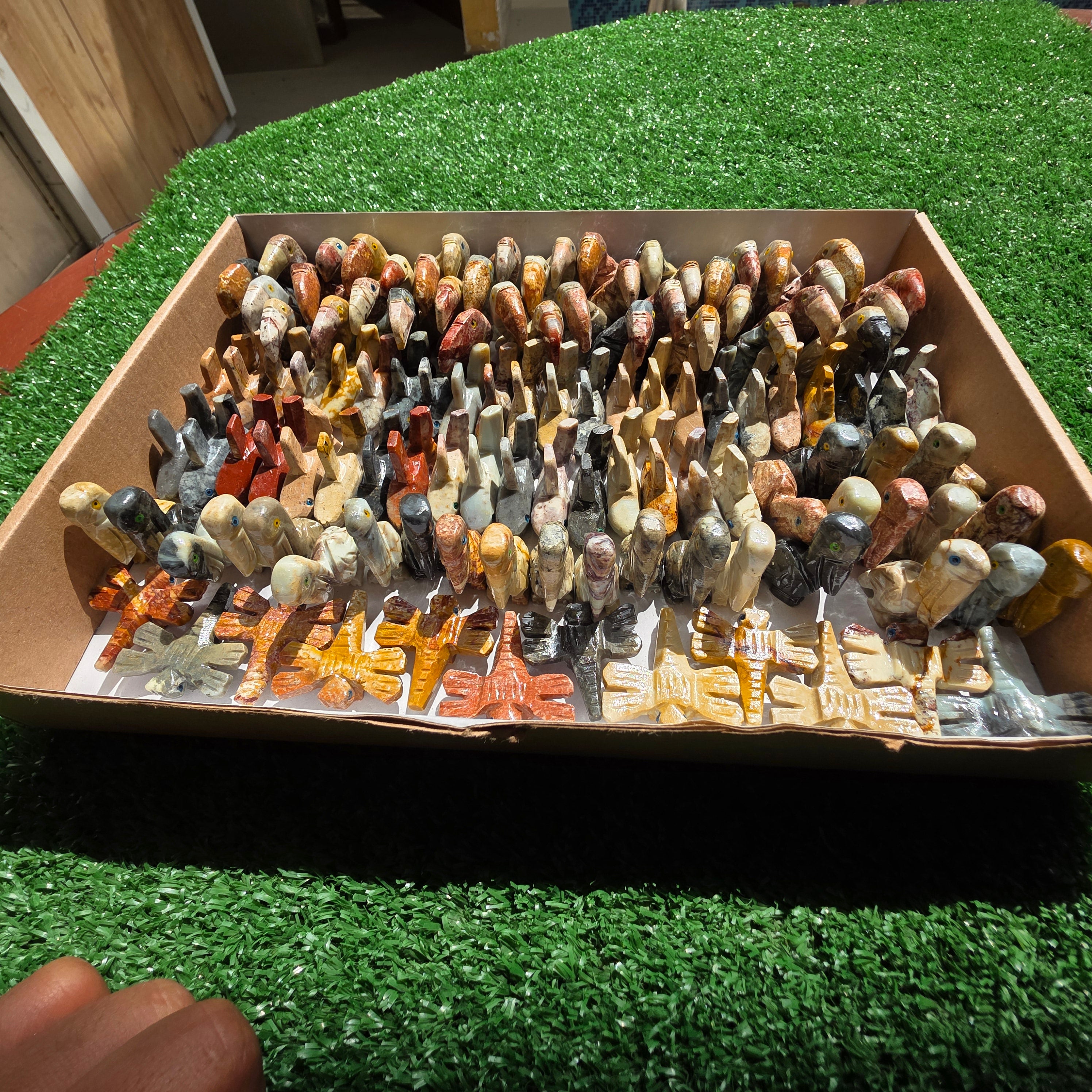 Lot 120 pcs Soapstone Animals