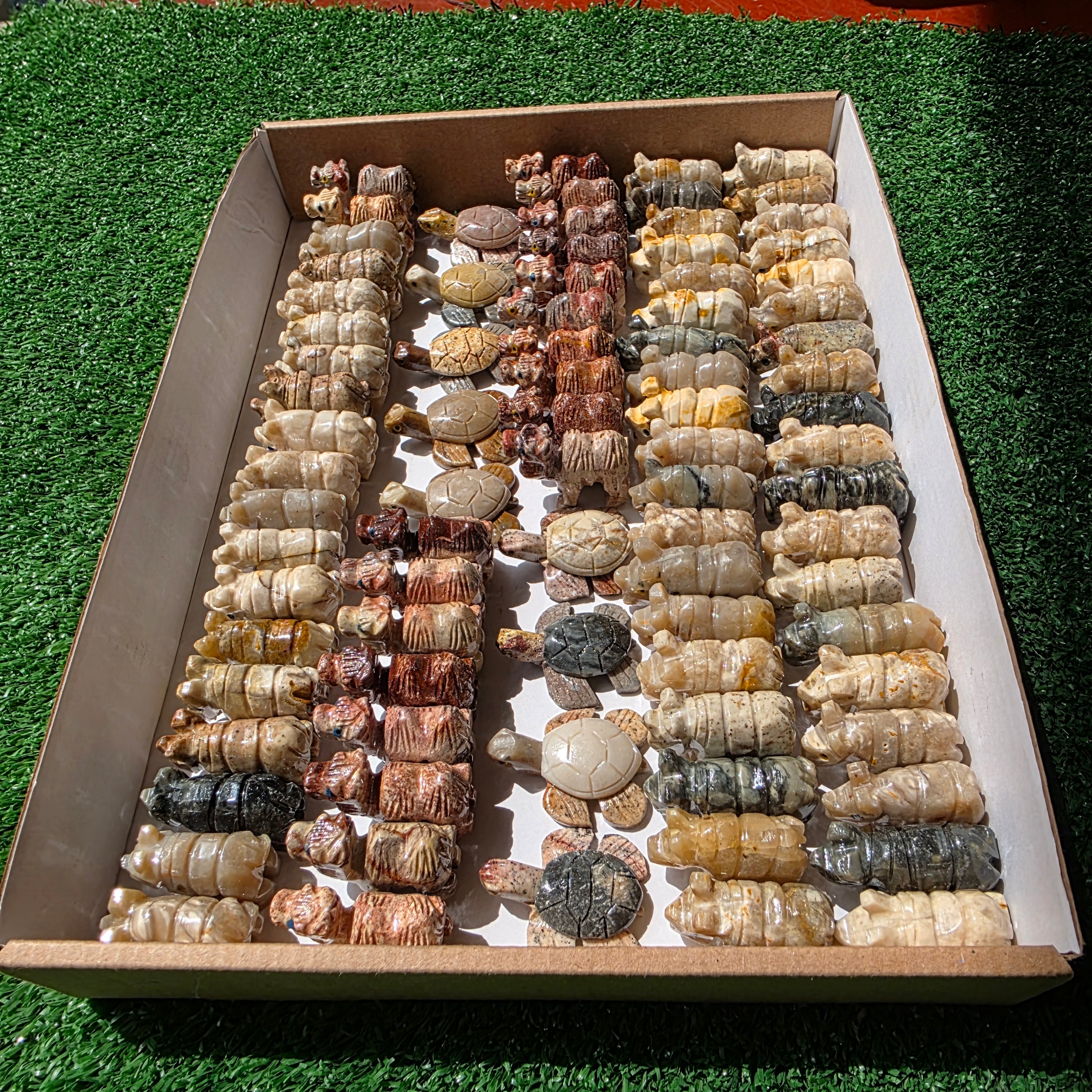 Lot 84 pcs Soapstone Animals