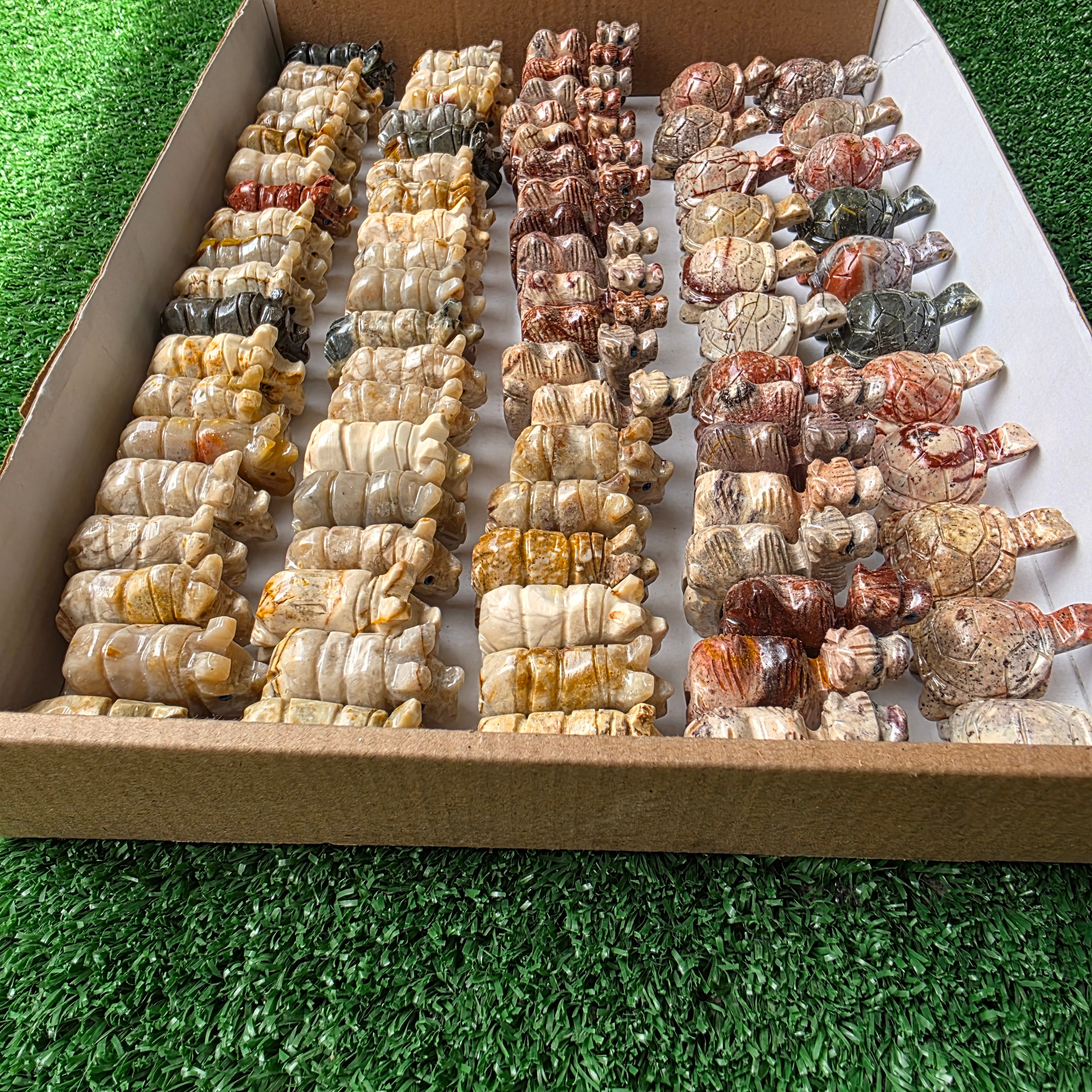 Lot 82 pcs Soapstone Animals