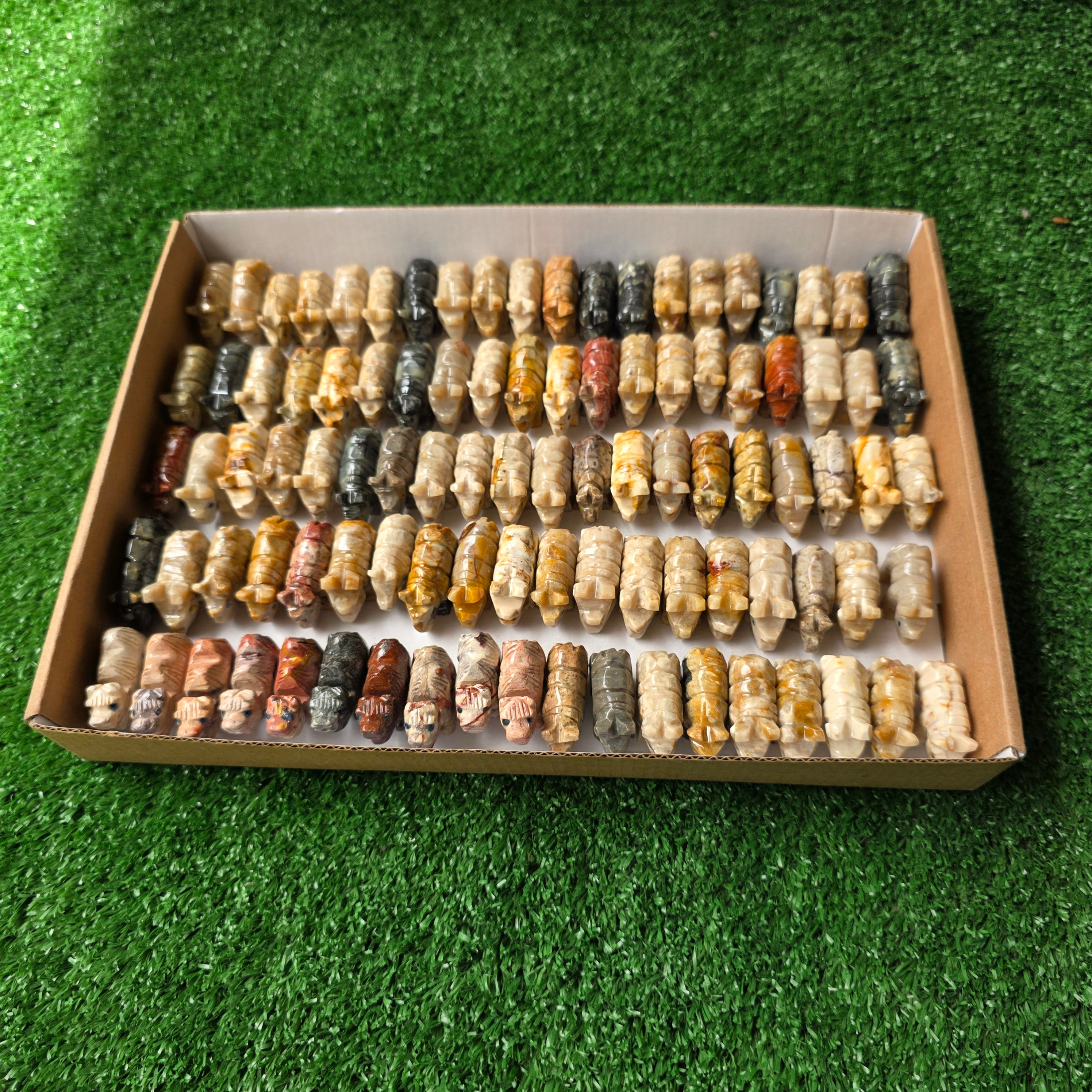 Lot 98 pcs Soapstone Animals
