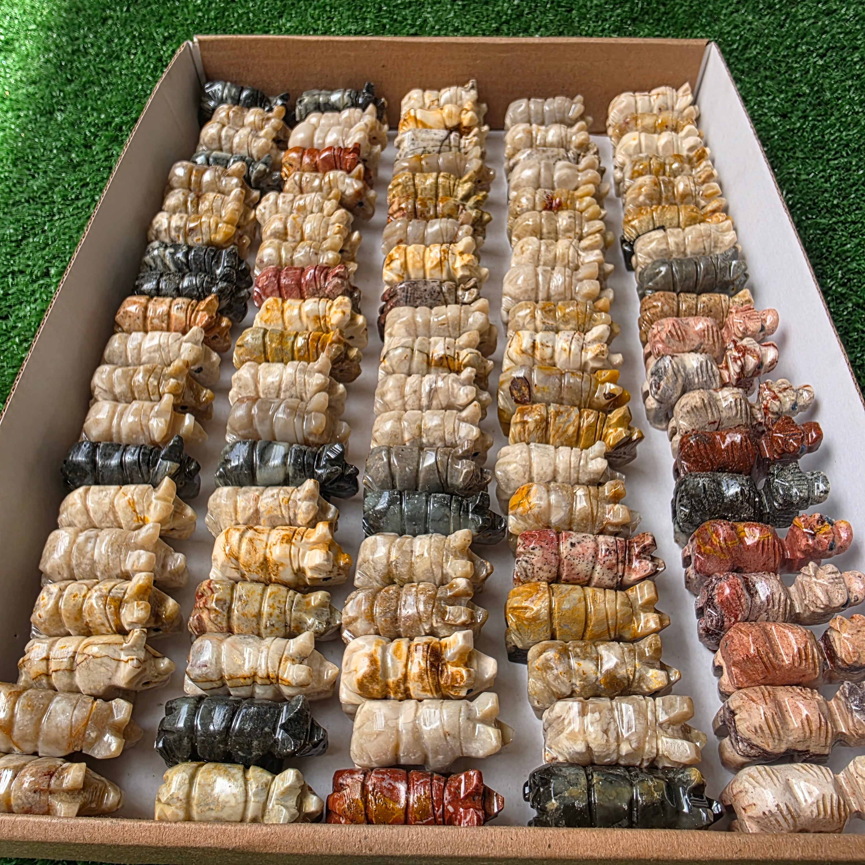 Lot 98 pcs Soapstone Animals