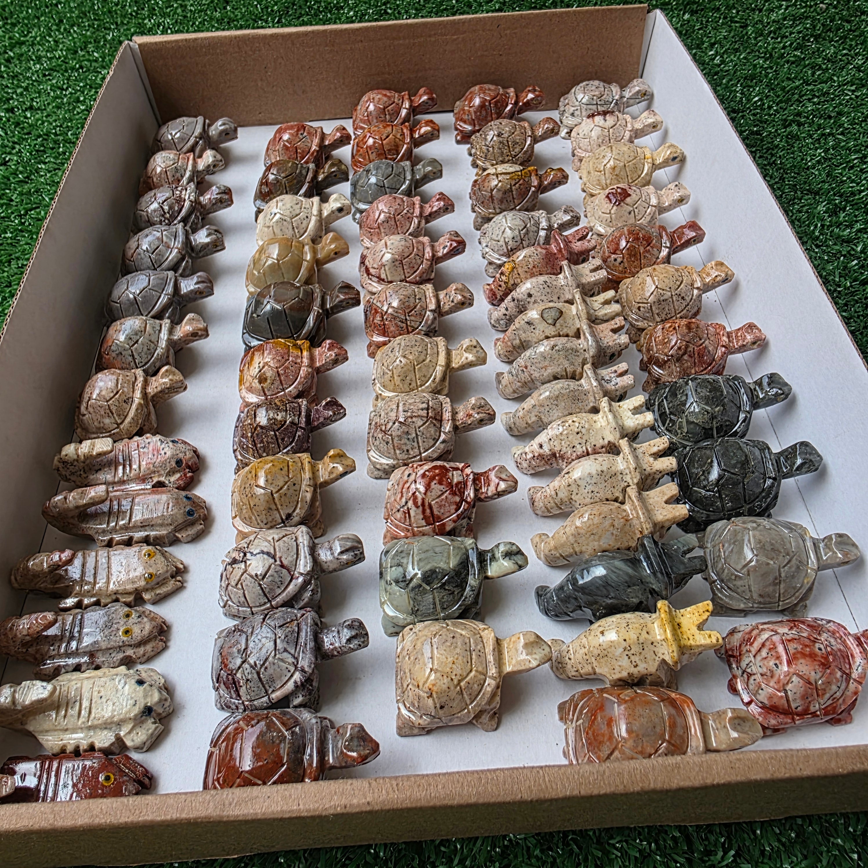 Lot 61 pcs Soapstone Animals