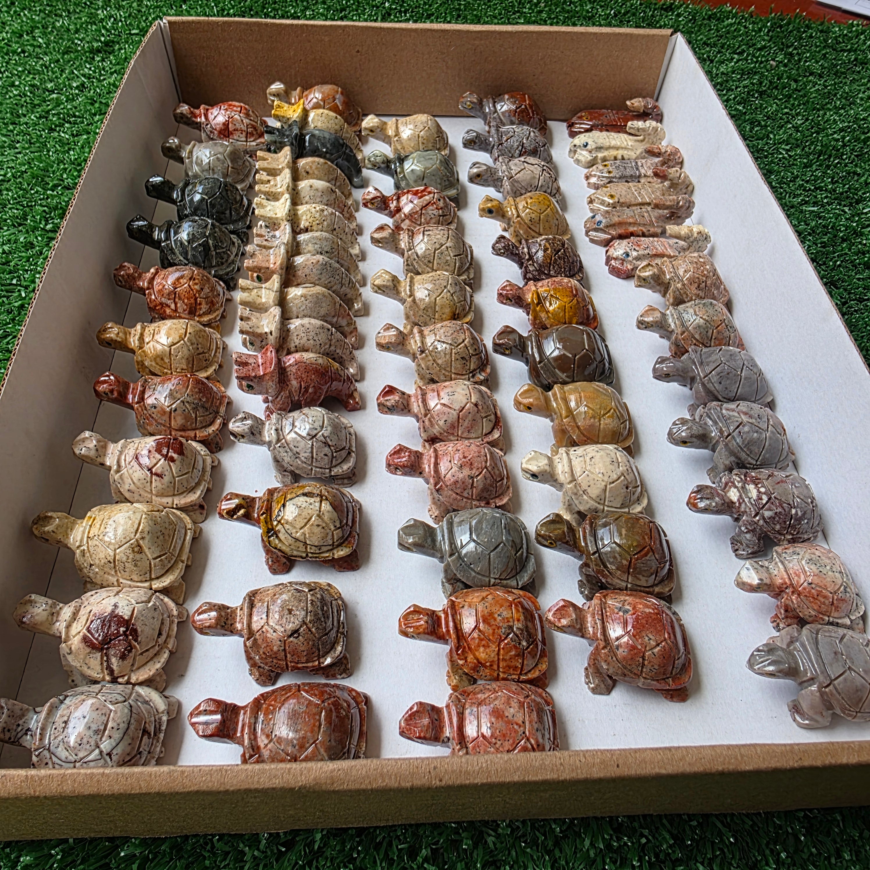 Lot 61 pcs Soapstone Animals