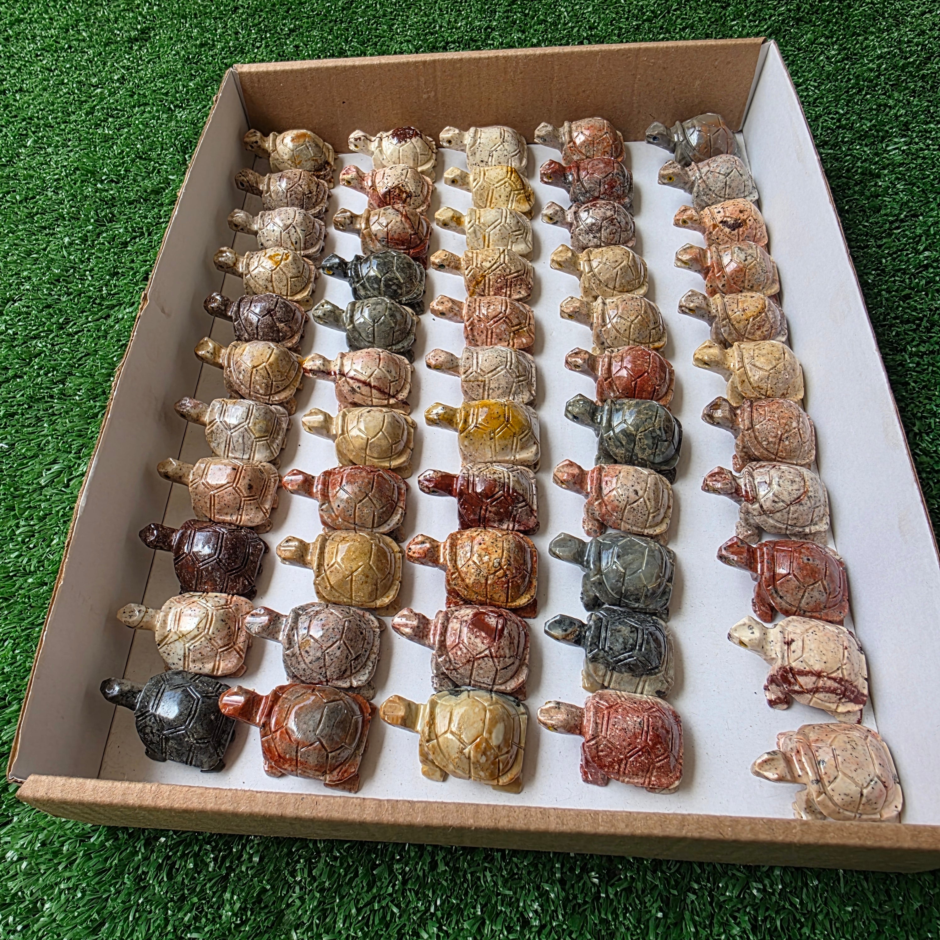 Lot 55 pcs Soapstone Turtle