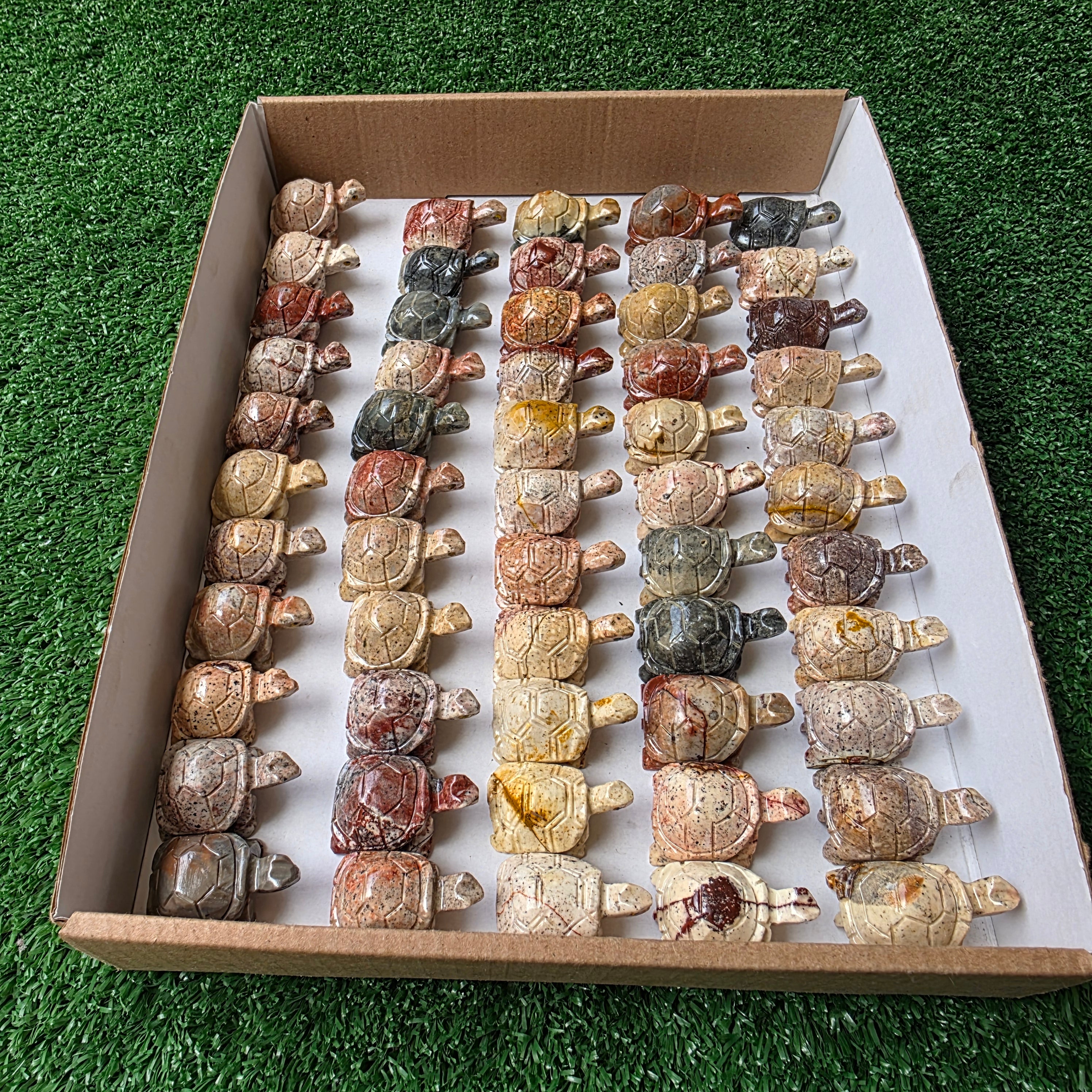 Lot 55 pcs Soapstone Turtle