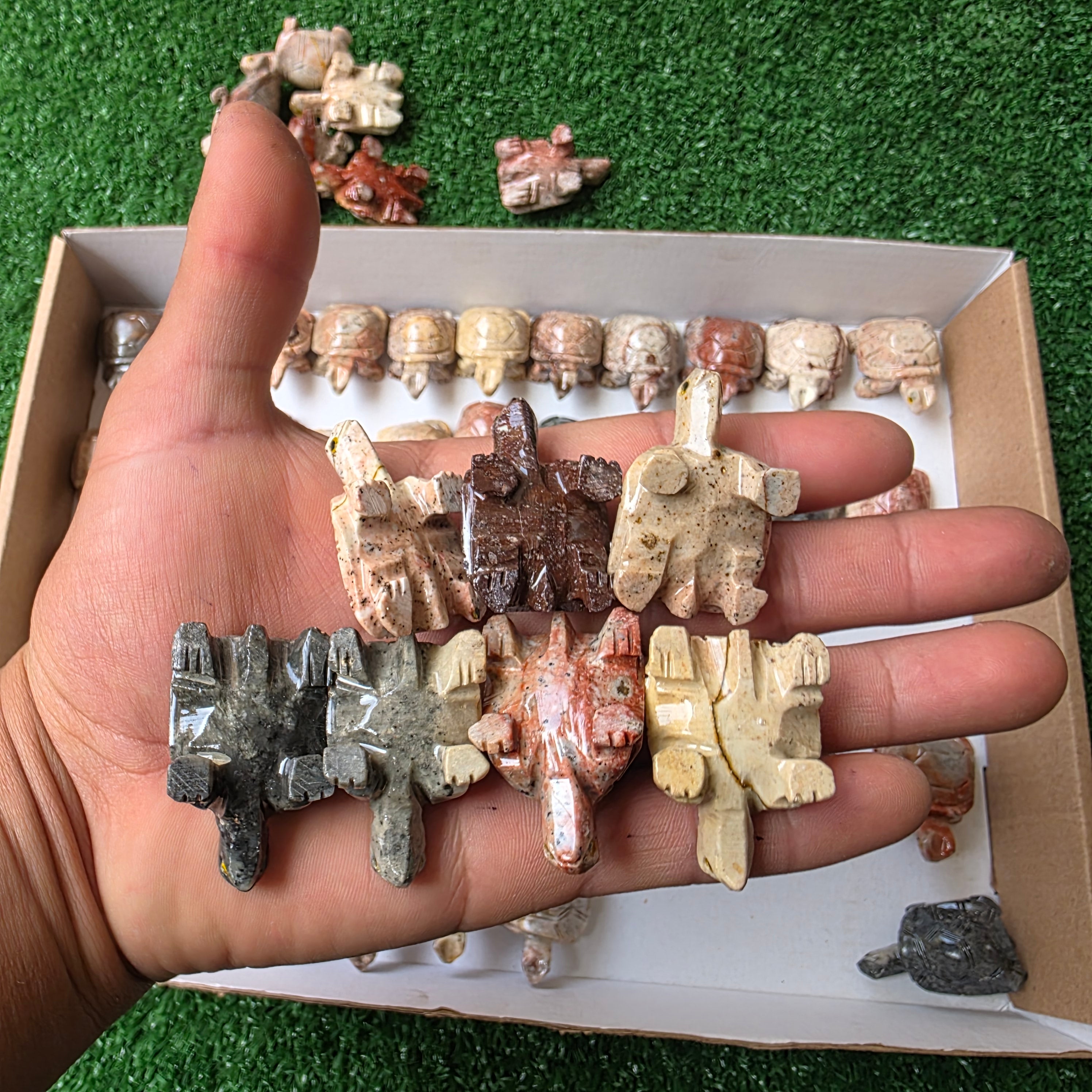 Lot 55 pcs Soapstone Turtle