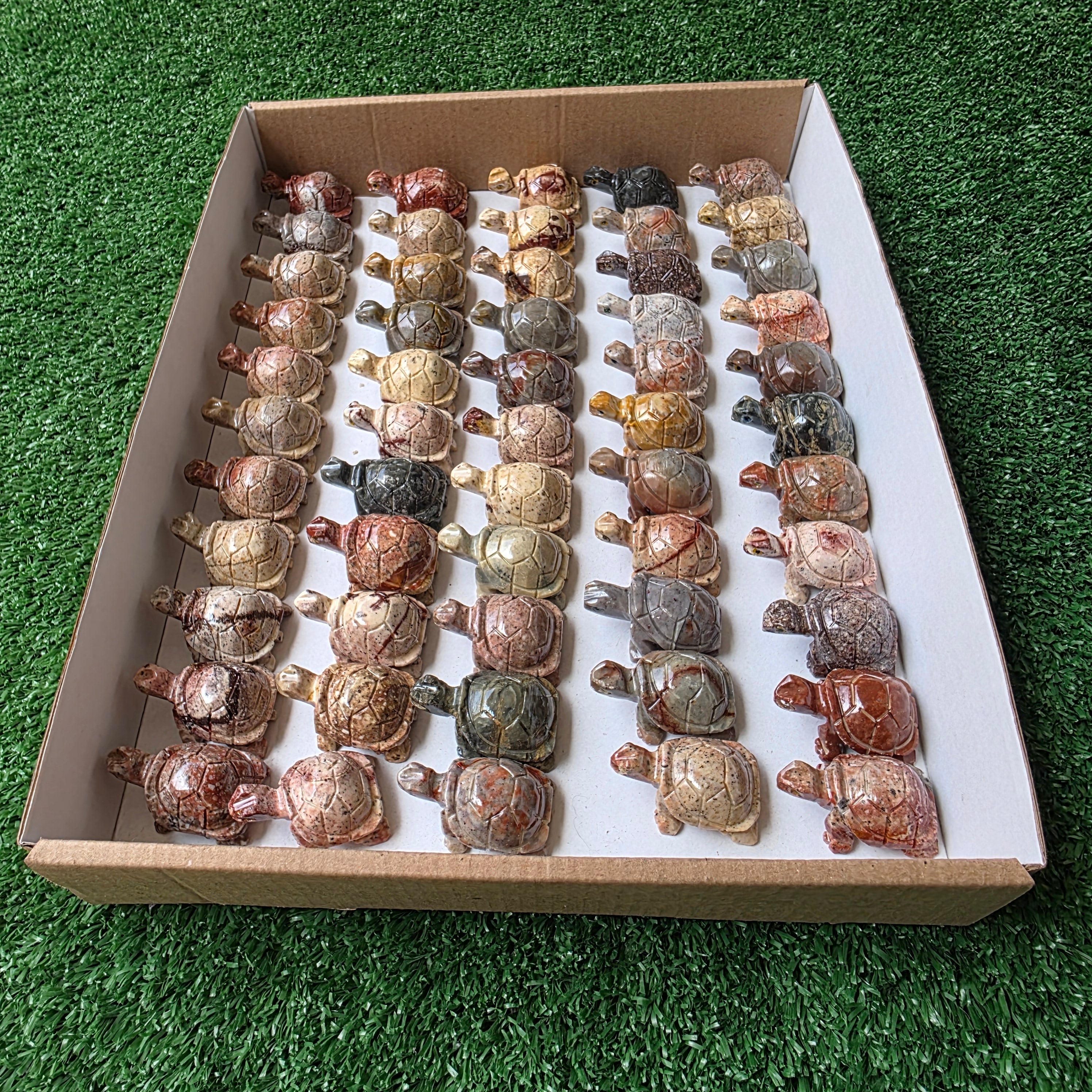 Lot 55 pcs Soapstone Turtle