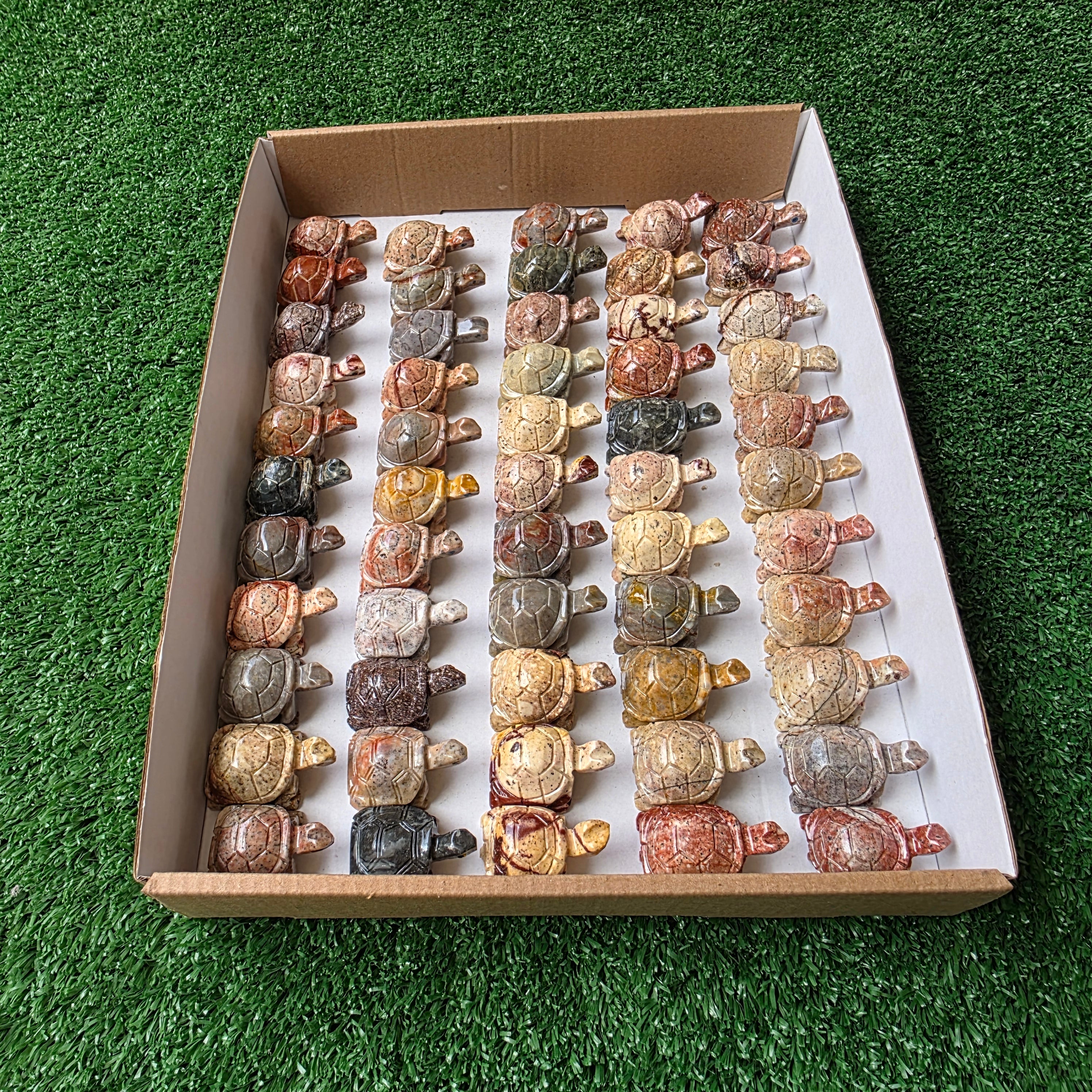 Lot 55 pcs Soapstone Turtle
