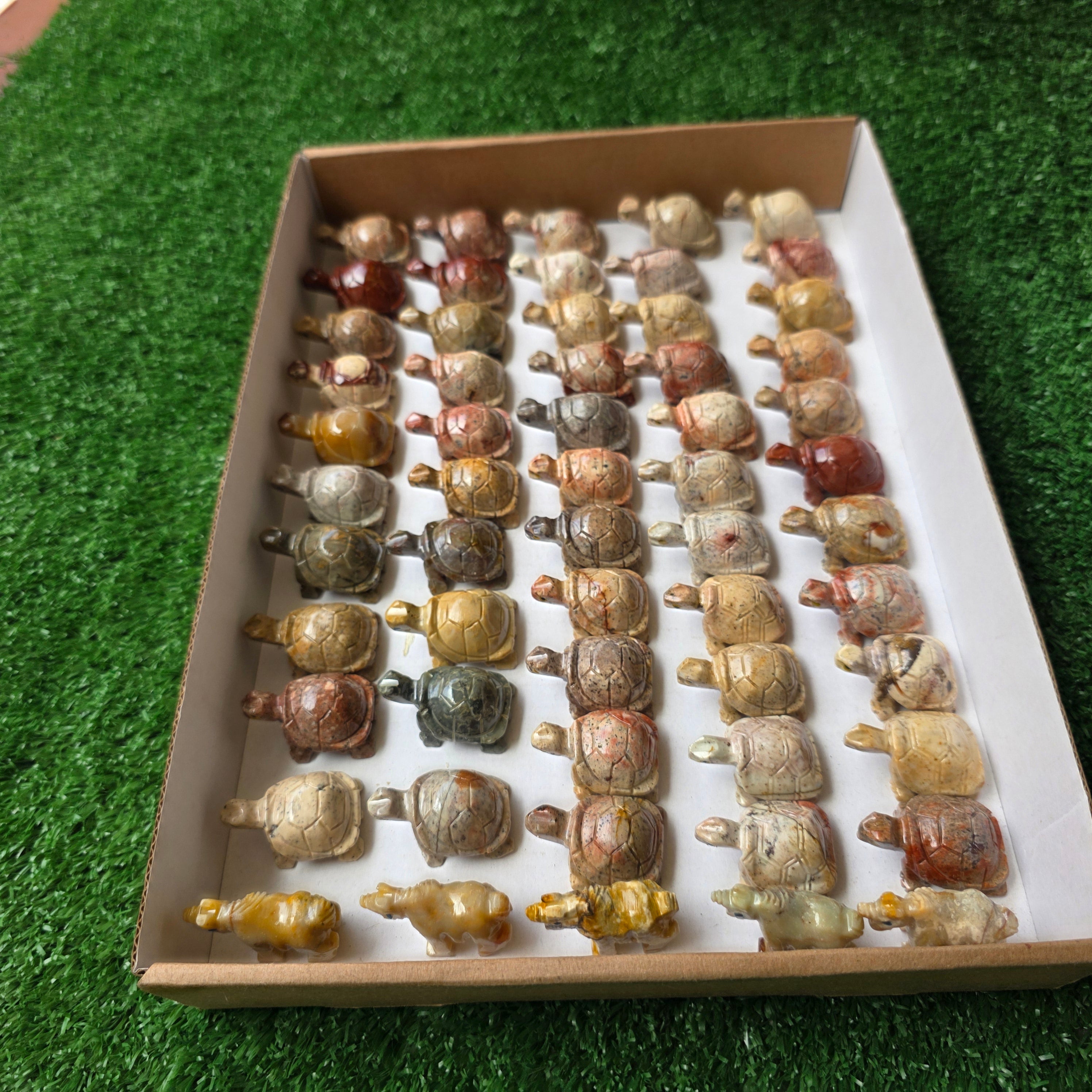 Lot 58 pcs Soapstone Animals