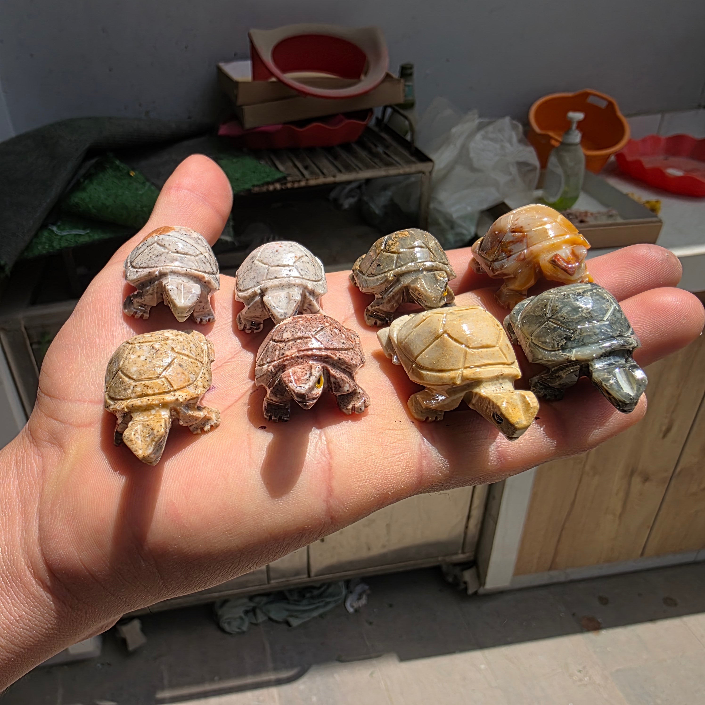 Lot 58 pcs Soapstone Animals