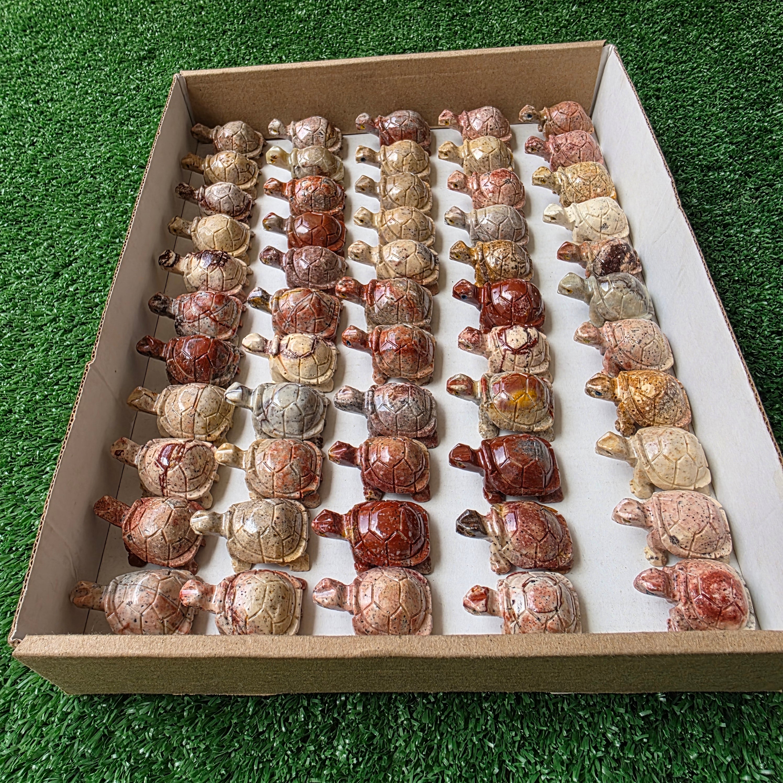 Lot 55 pcs Soapstone Turtle