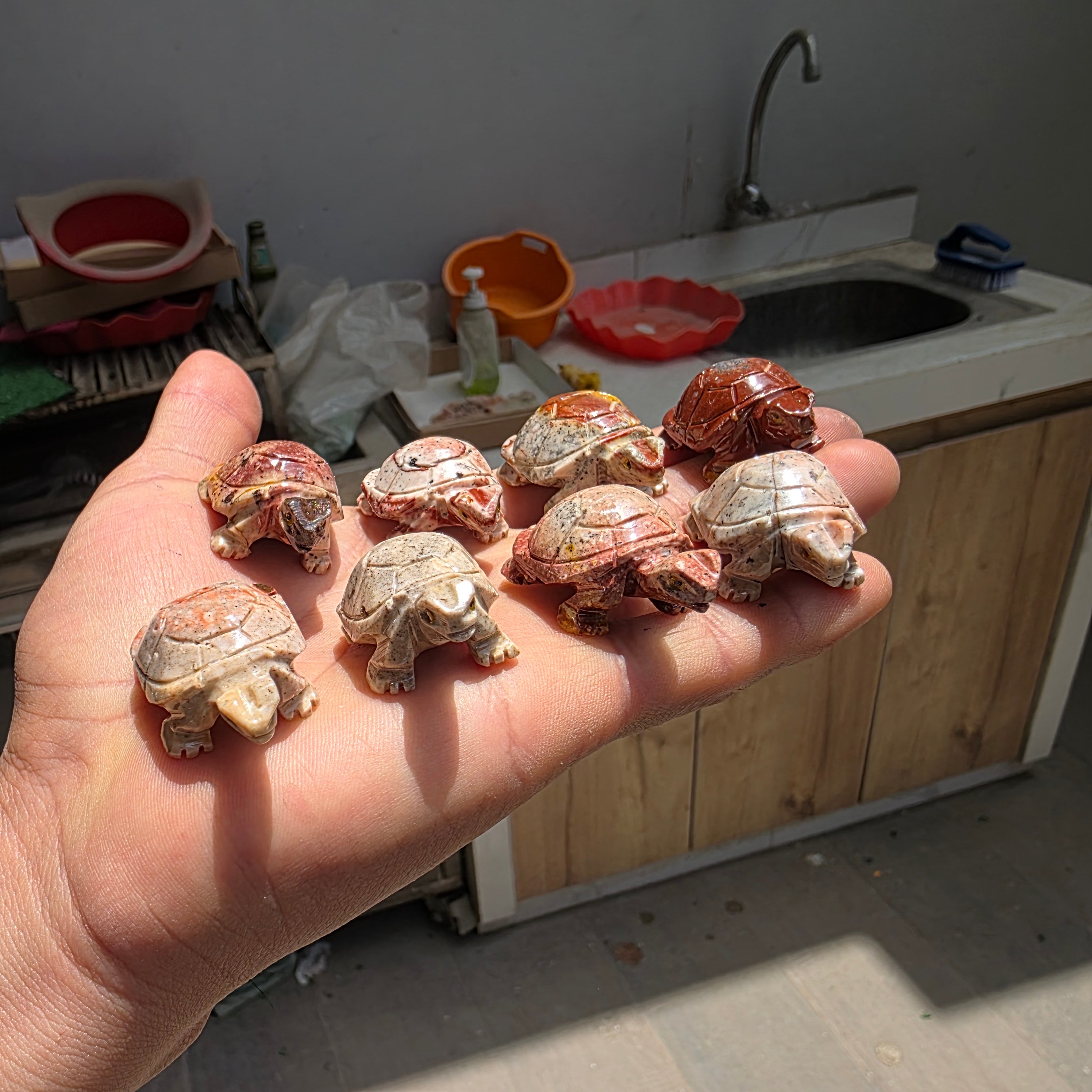 Lot 55 pcs Soapstone Turtle