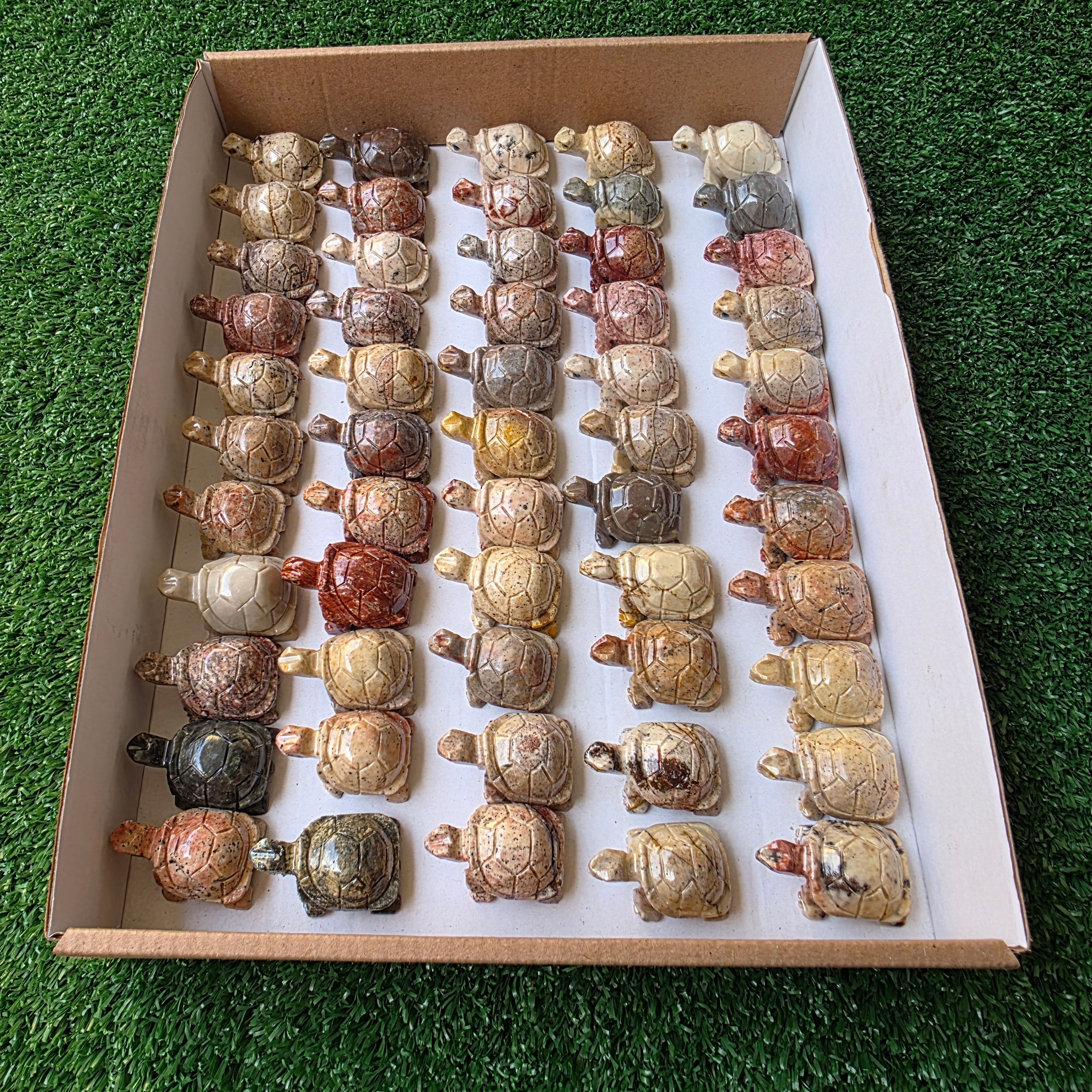 Lot 55 pcs Soapstone Turtle