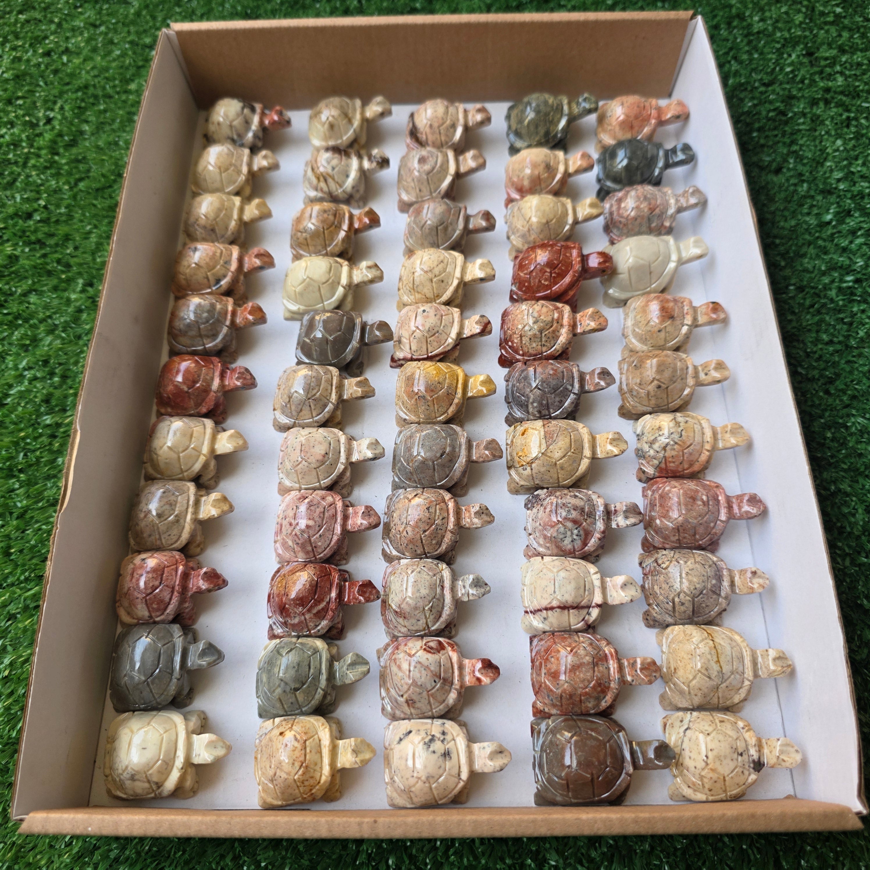 Lot 55 pcs Soapstone Turtle