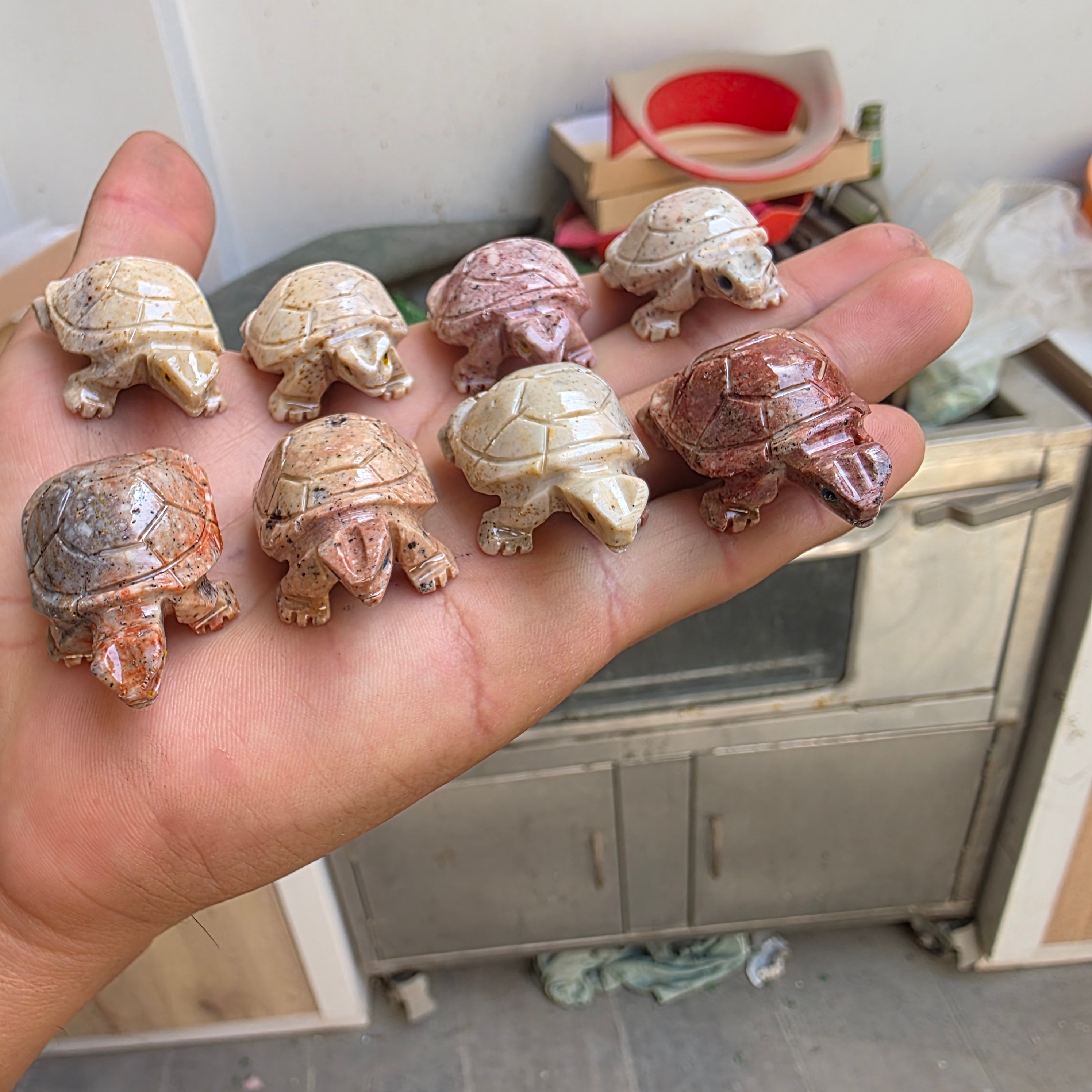 Lot 55 pcs Soapstone Turtle