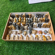 Lot 59 pcs Soapstone Animals