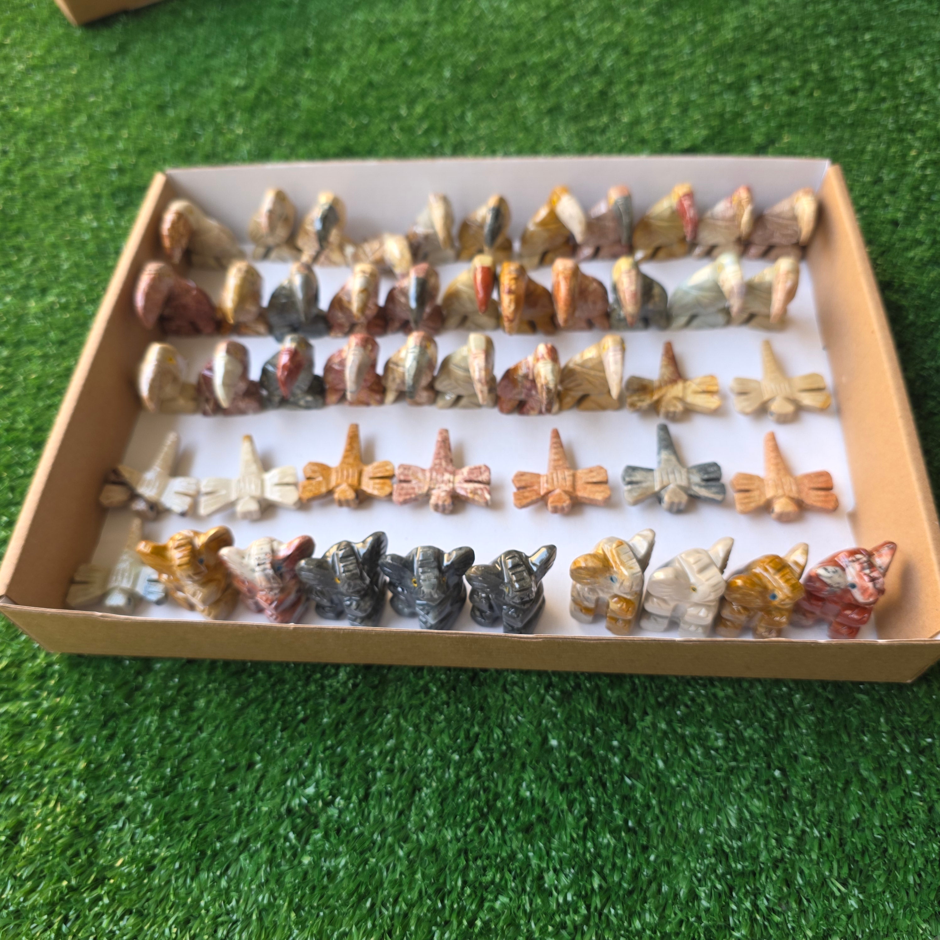 Lot 49 pcs Soapstone Animals