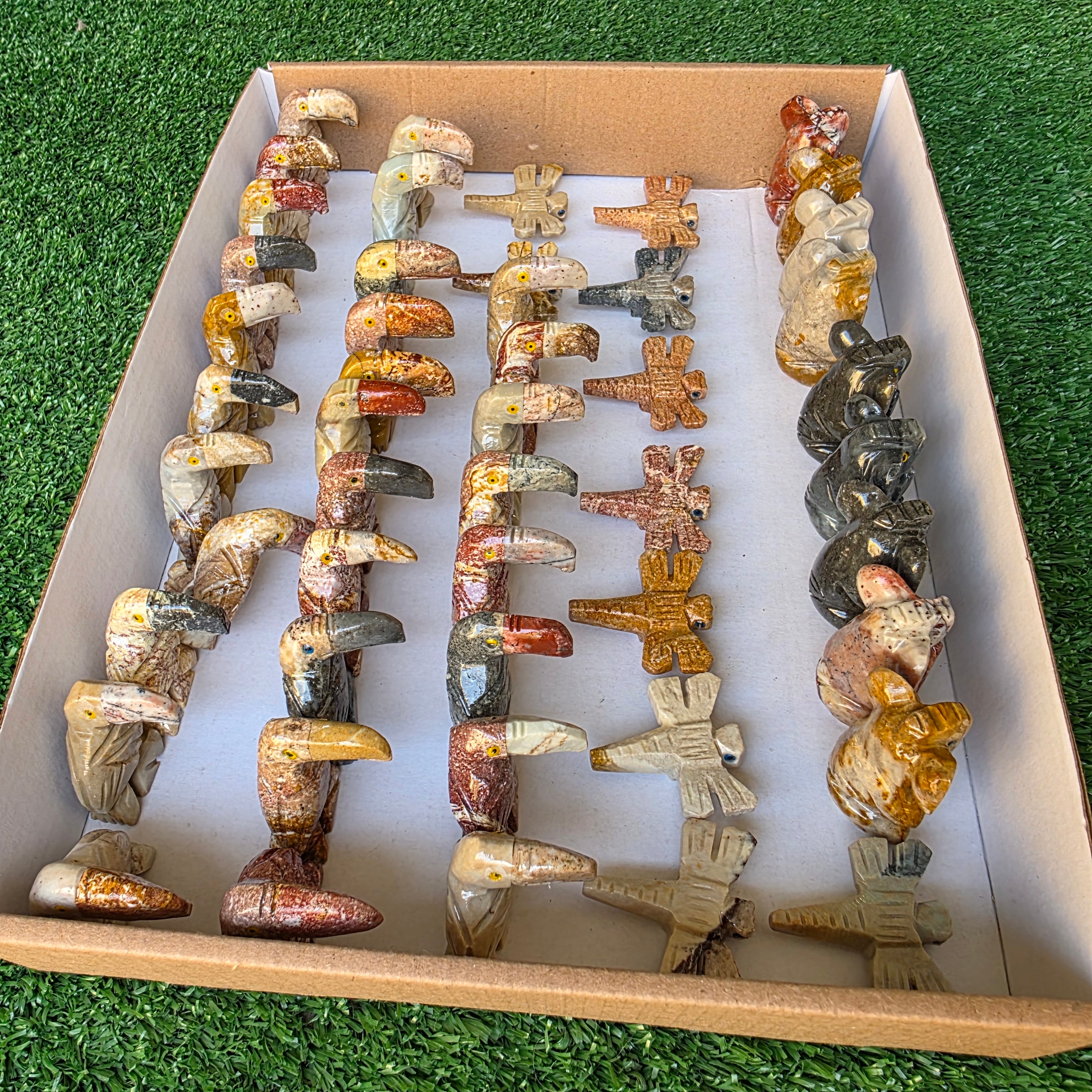 Lot 49 pcs Soapstone Animals