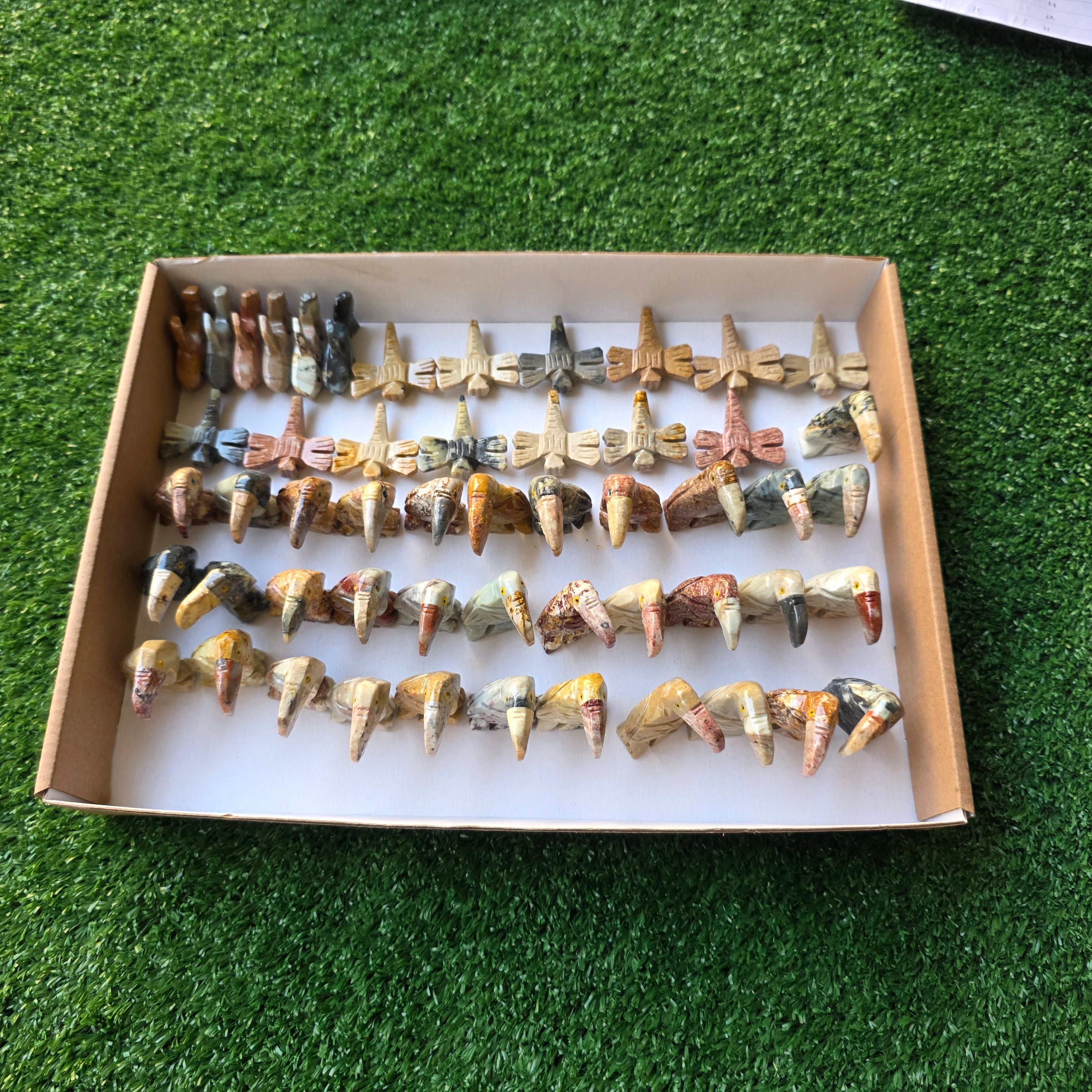 Lot 53 pcs Soapstone Animals