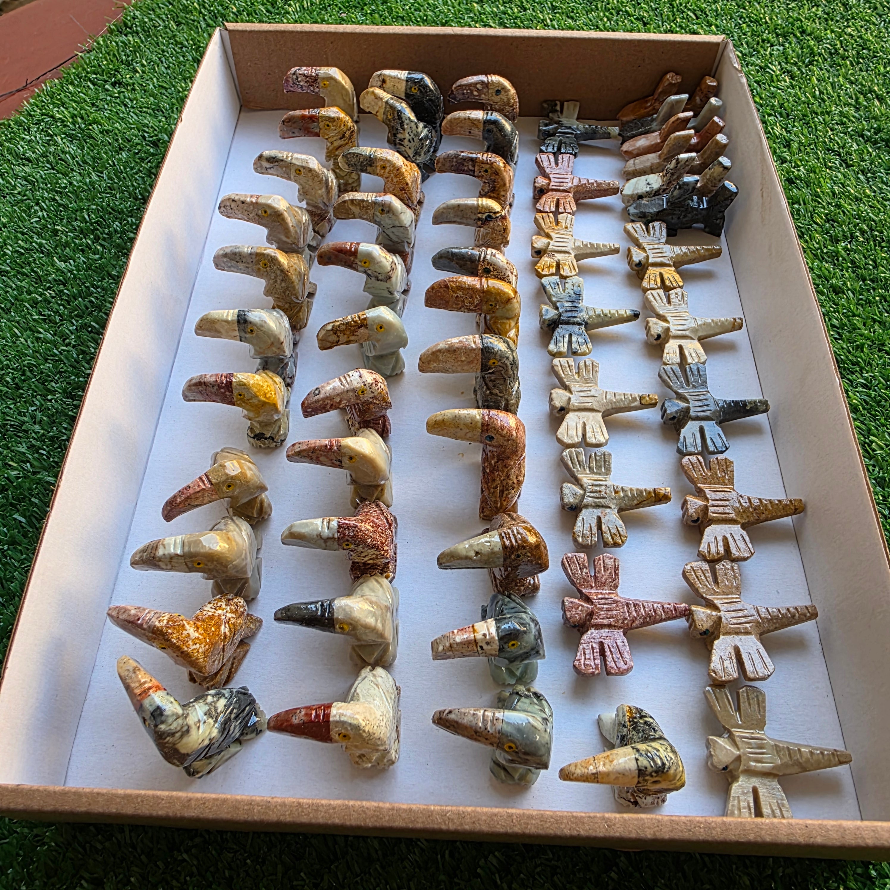 Lot 53 pcs Soapstone Animals