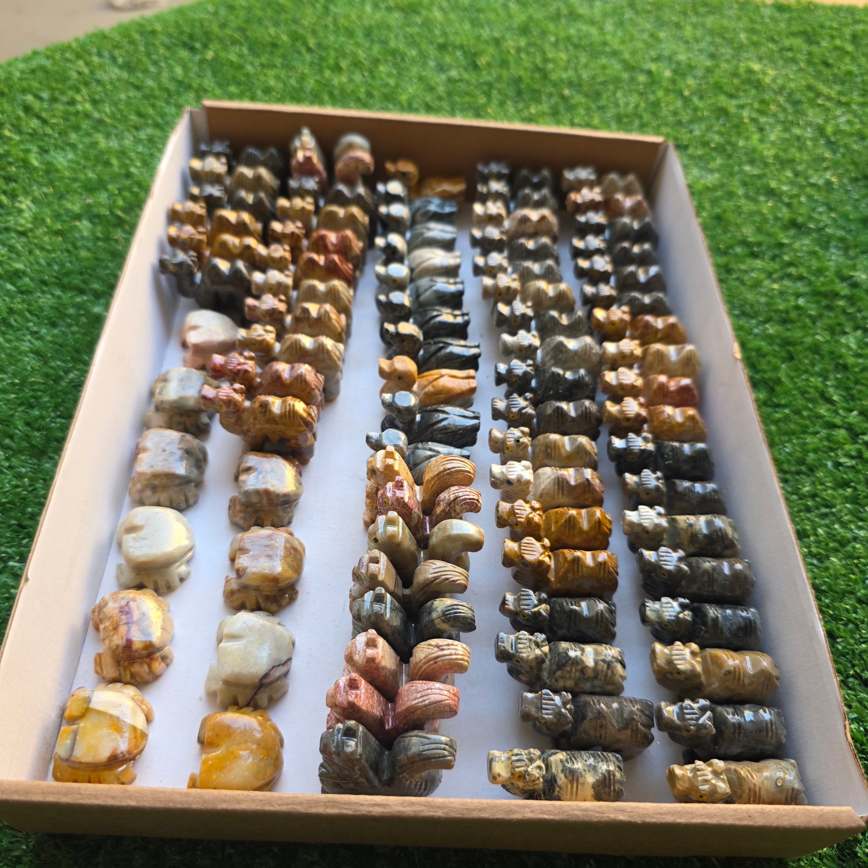 Lot 81 pcs Soapstone Animals