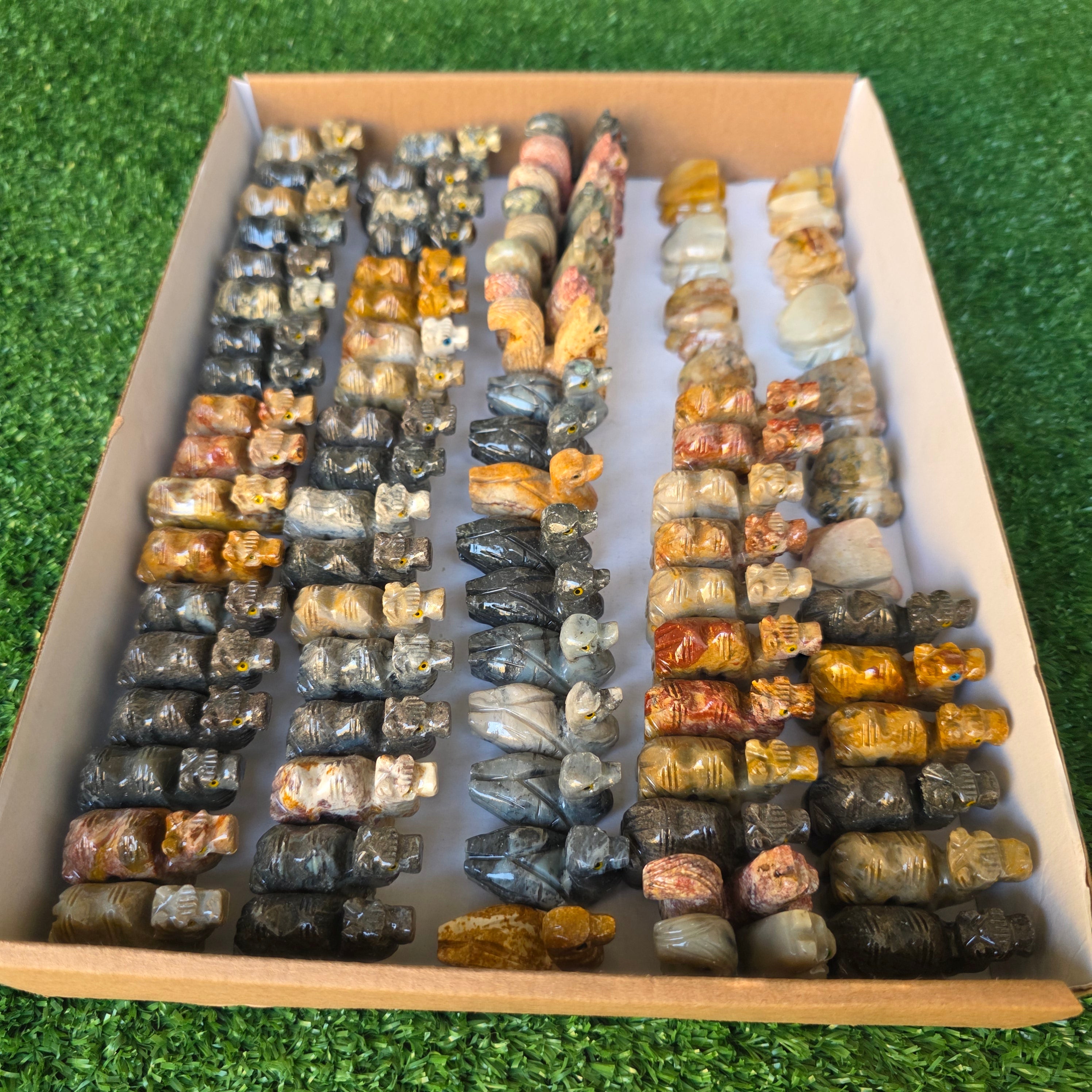 Lot 81 pcs Soapstone Animals