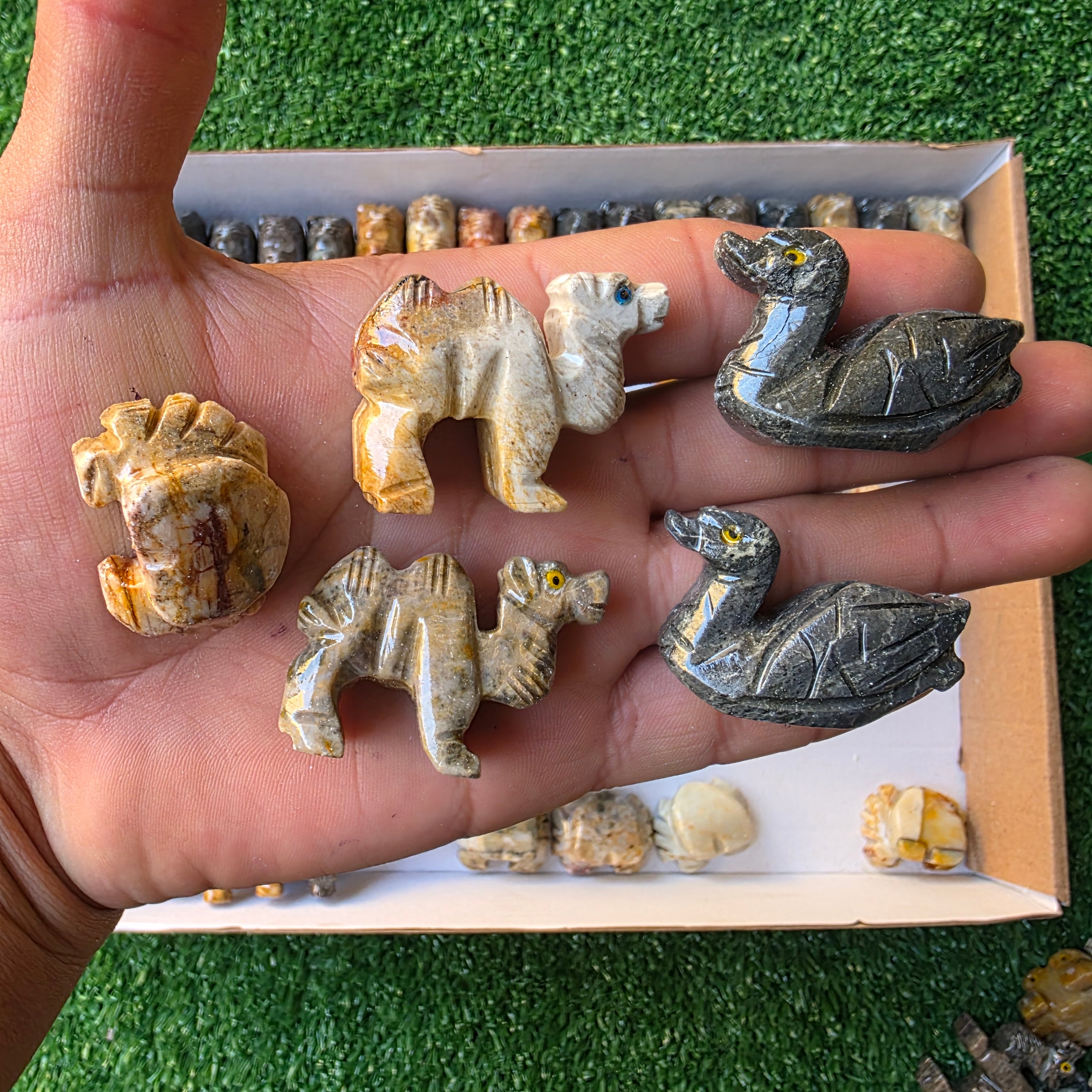Lot 81 pcs Soapstone Animals