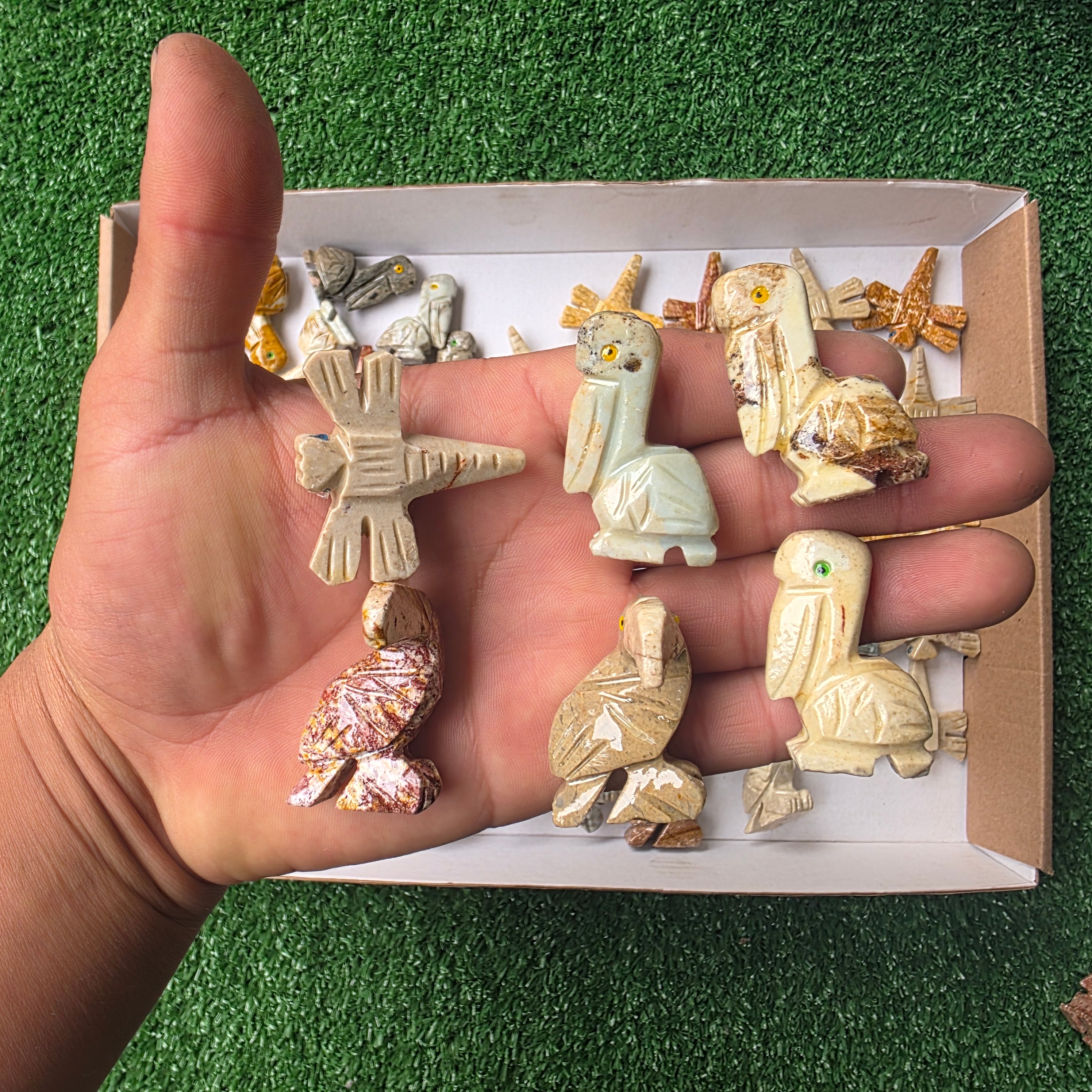 Lot 57 pcs Soapstone Animals
