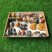 Lot 27 pcs Soapstone Animals