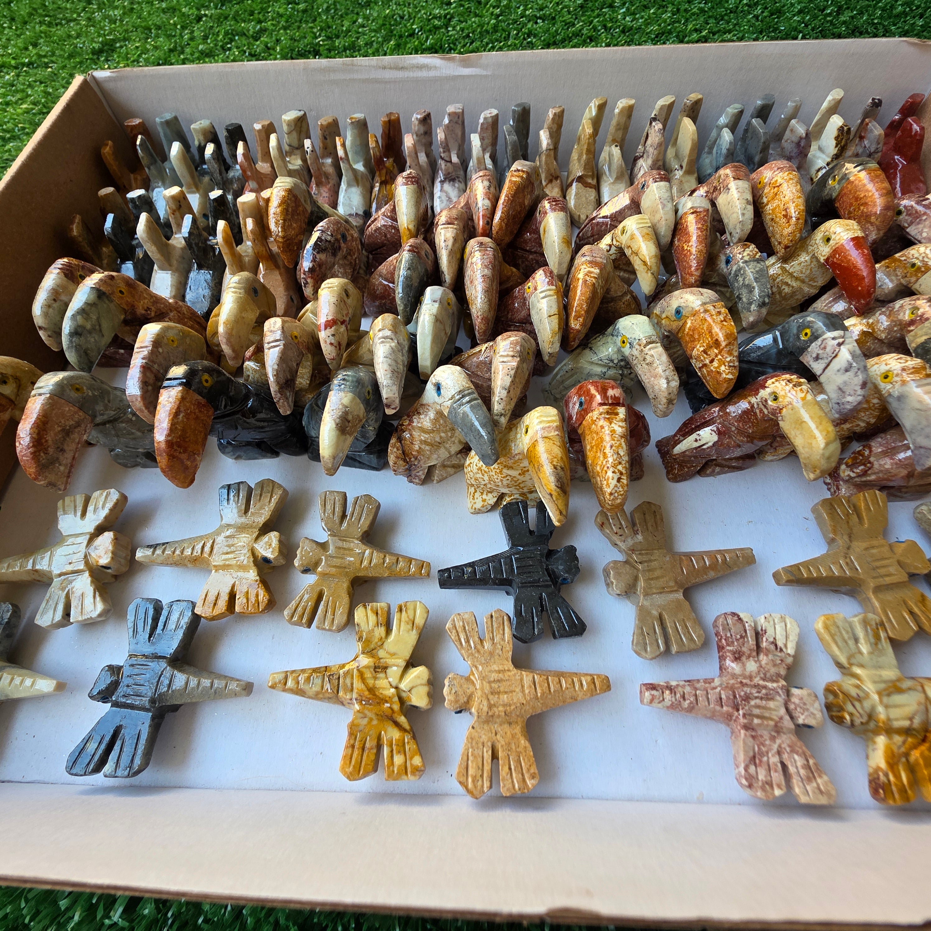 Lot 93 pcs Soapstone Animals