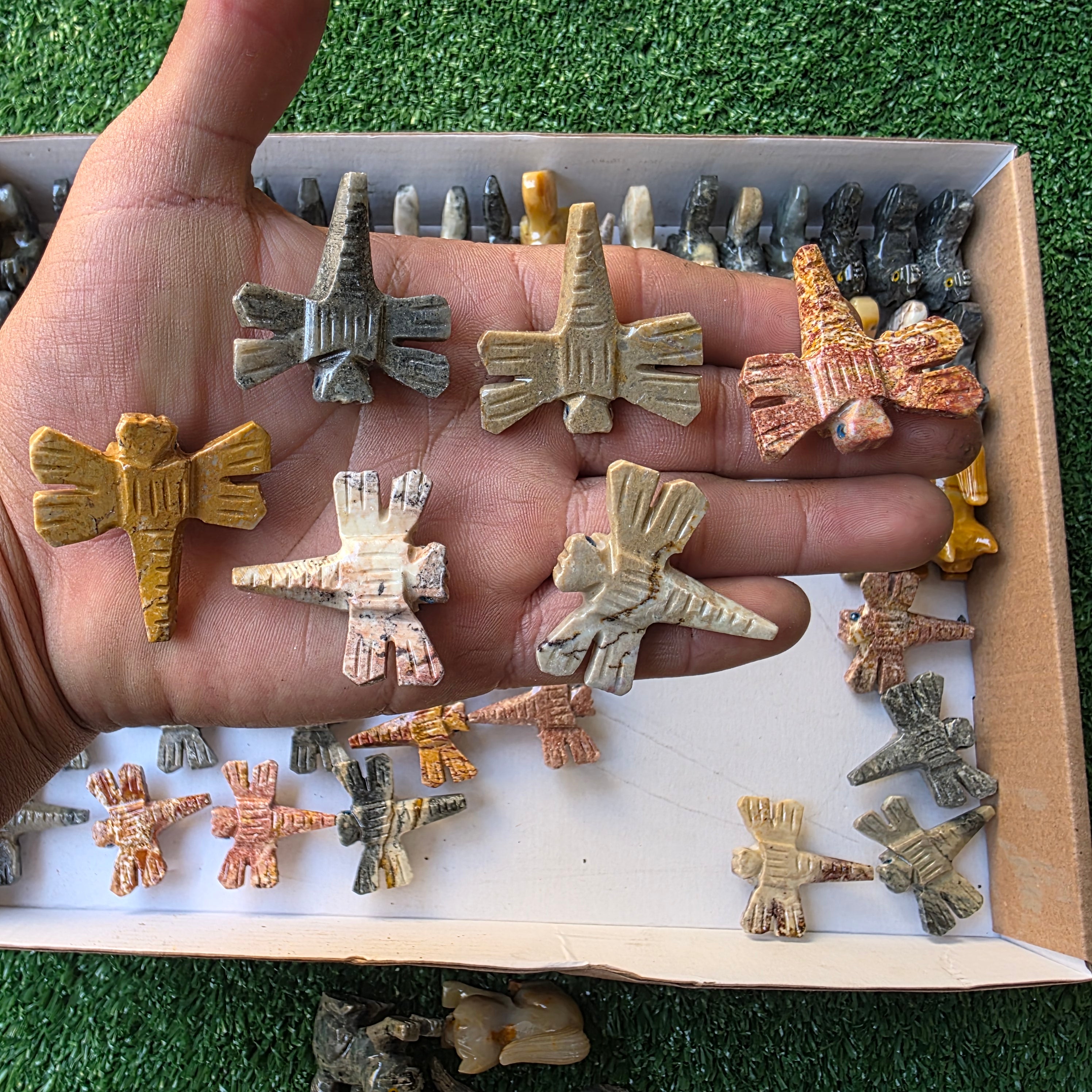 Lot 80 pcs Soapstone Animals