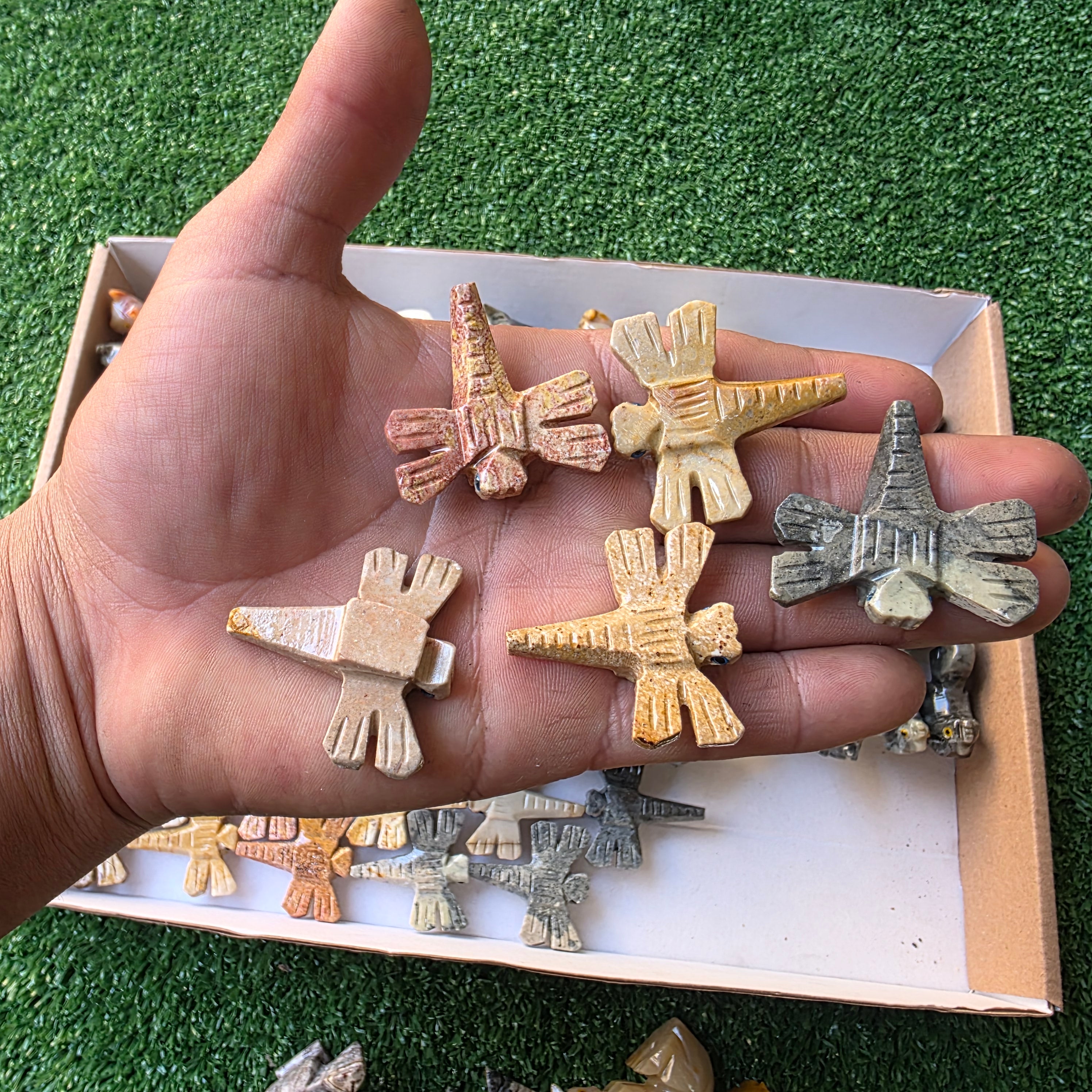 Lot 87 pcs Soapstone Animals